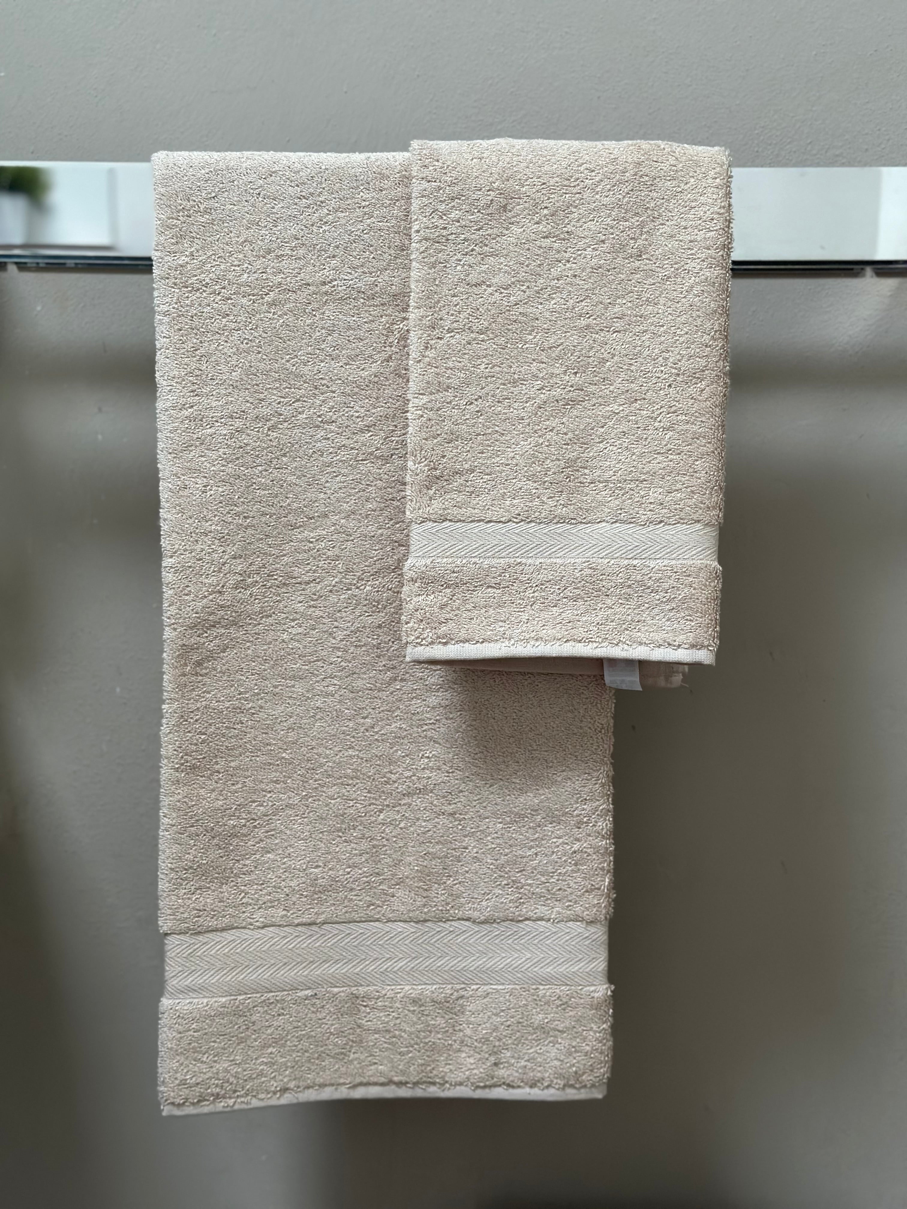 Set Asciugamani Riloga Made in Italy Moreali Bagno Moreali Tessile Casa 60 x 110 / 40 x 60 Corda