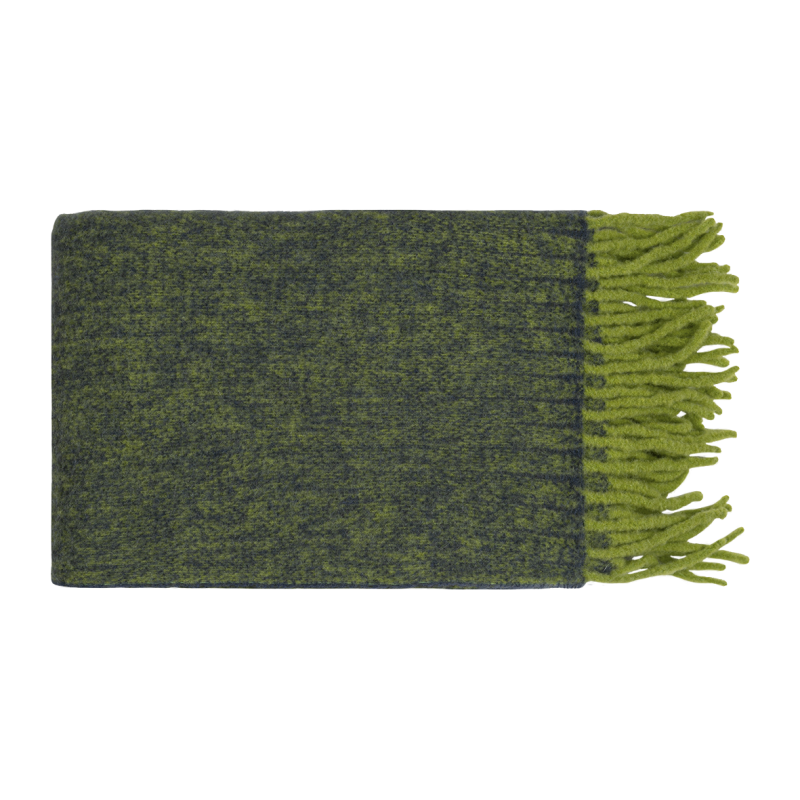 Plaid Lana Cromatismi Soggiorno Fazzini 130 x 170 Petrolio