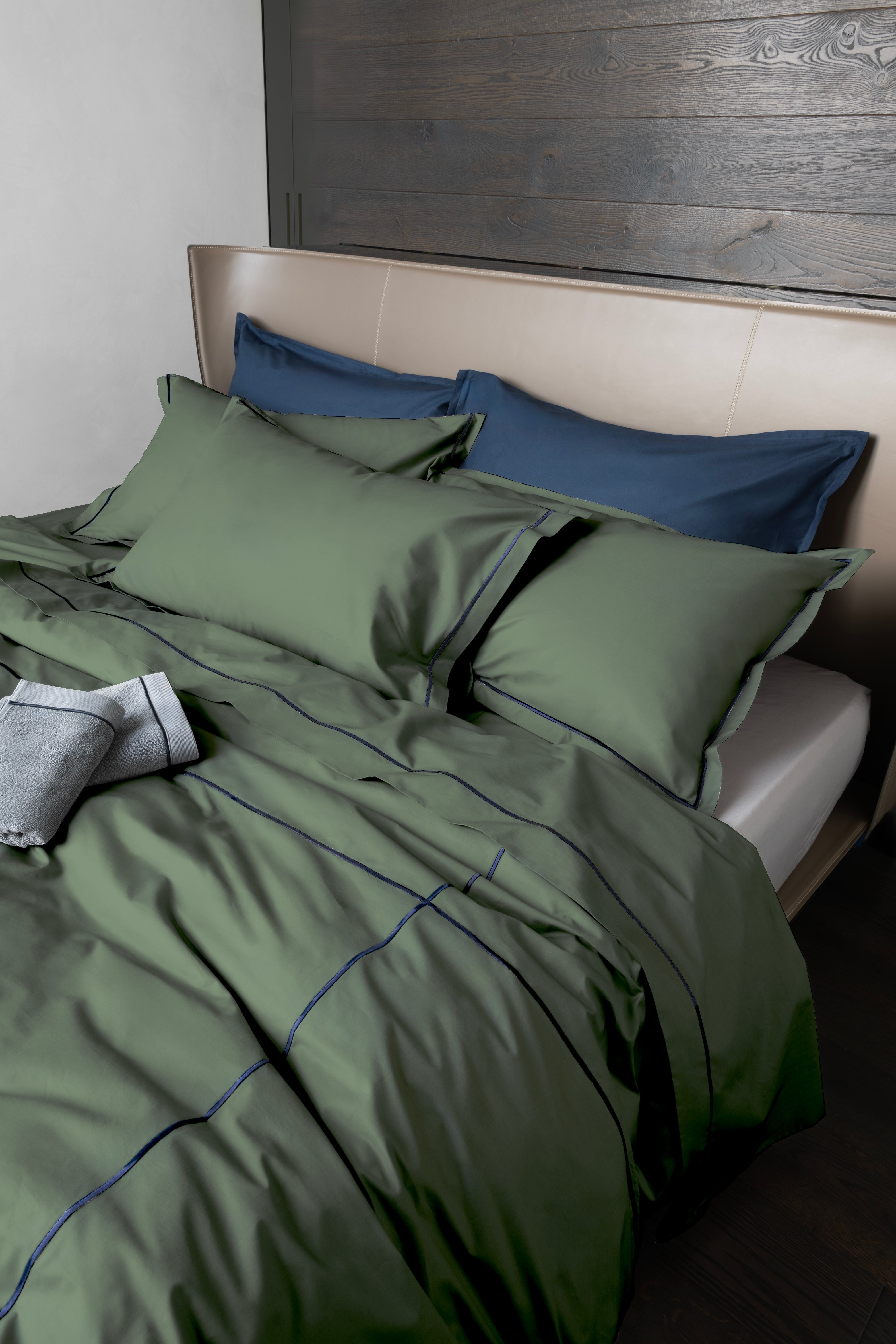 Parure Copripiumino Percalle Costruito Litio – Moreali Tessile Casa