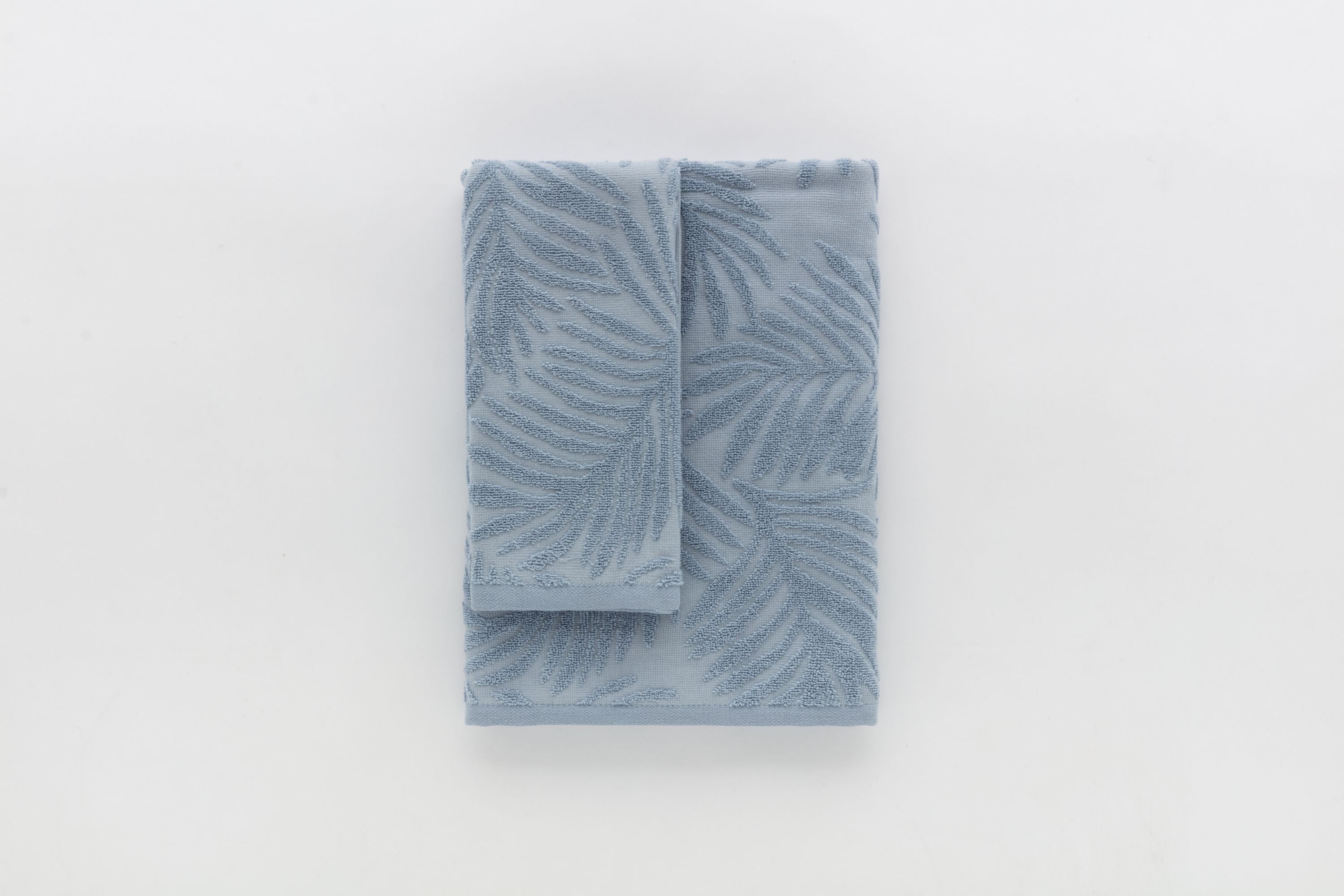 Set Asciugamani Jacquard Sapphiere Bagno Riviera 60 x 100 / 40 x 60 Carta da Zucchero