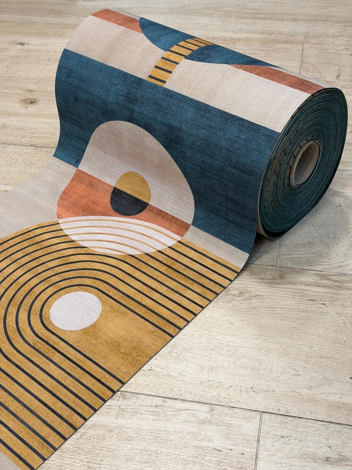 Tappeto Da Cucina al Metro Geometric Soggiorno Moreali Tessile Casa