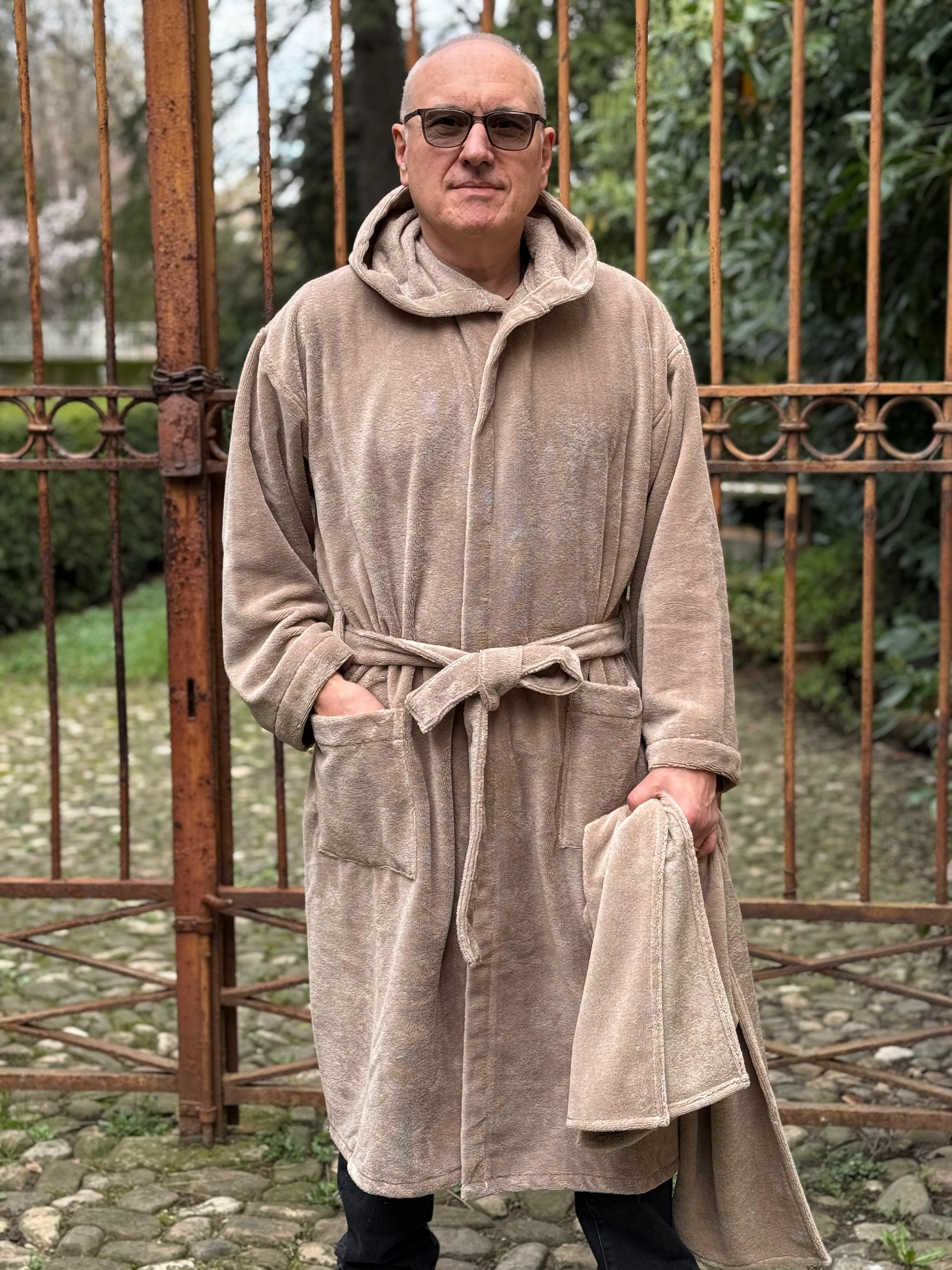 Accappatoio BAMBOO Unisex Made in Italy Bagno Moreali Tessile Casa