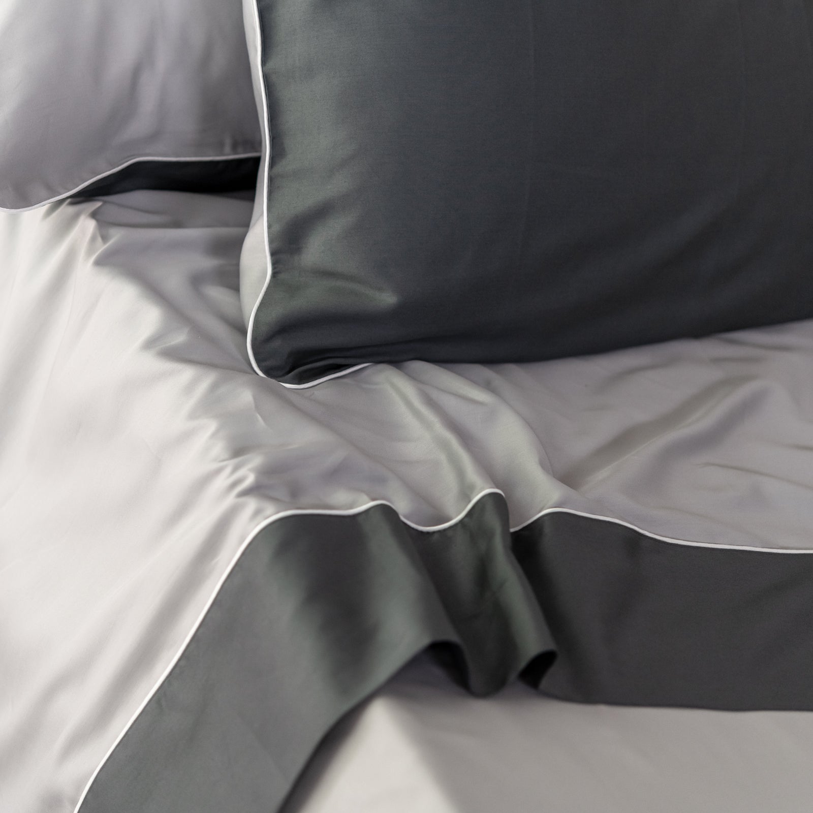 Parure Lenzuola Raso Cotone Double Letto Moreali Tessile Casa