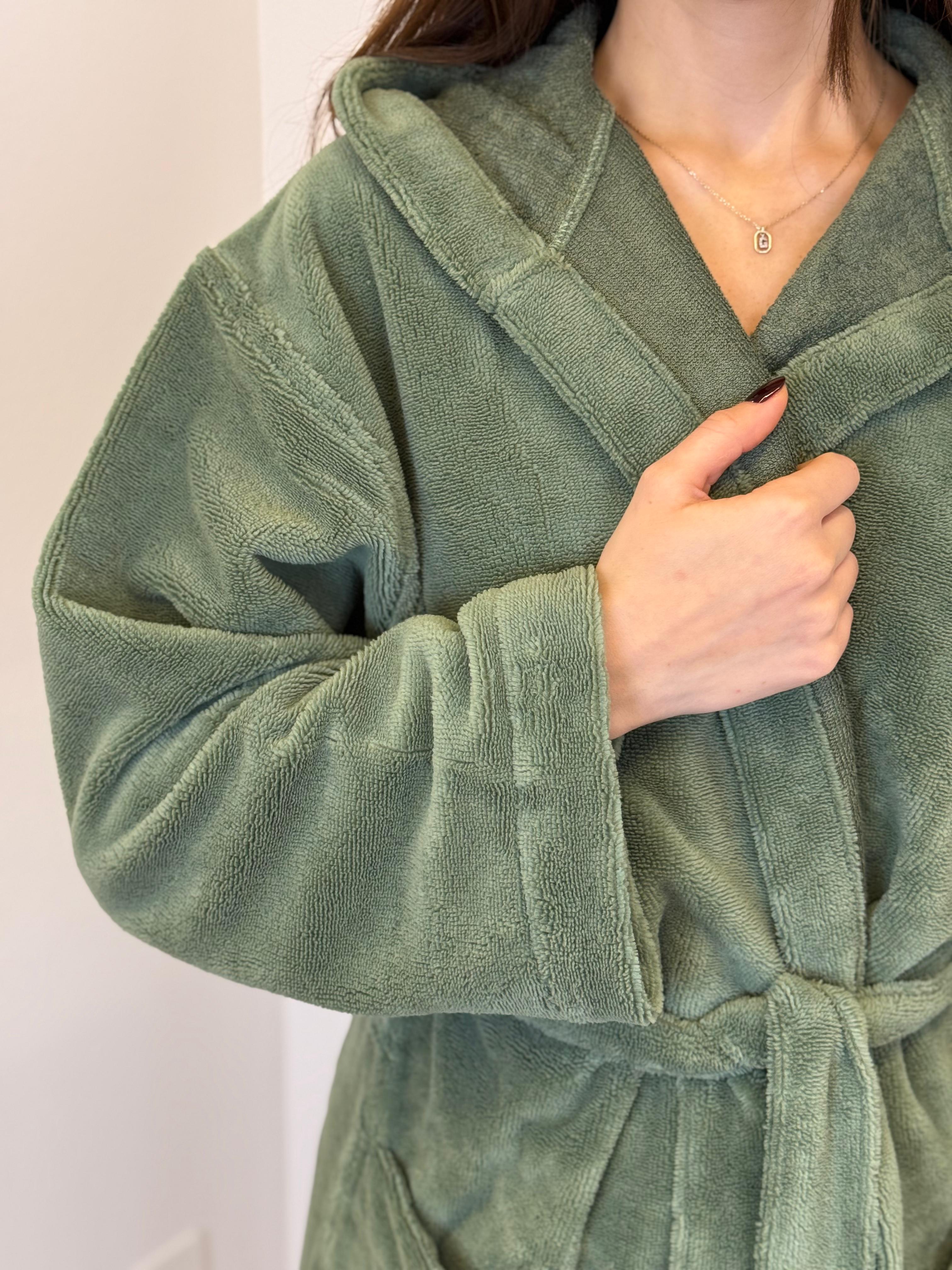 Accappatoio BAMBOO Unisex Made in Italy Bagno Moreali Tessile Casa