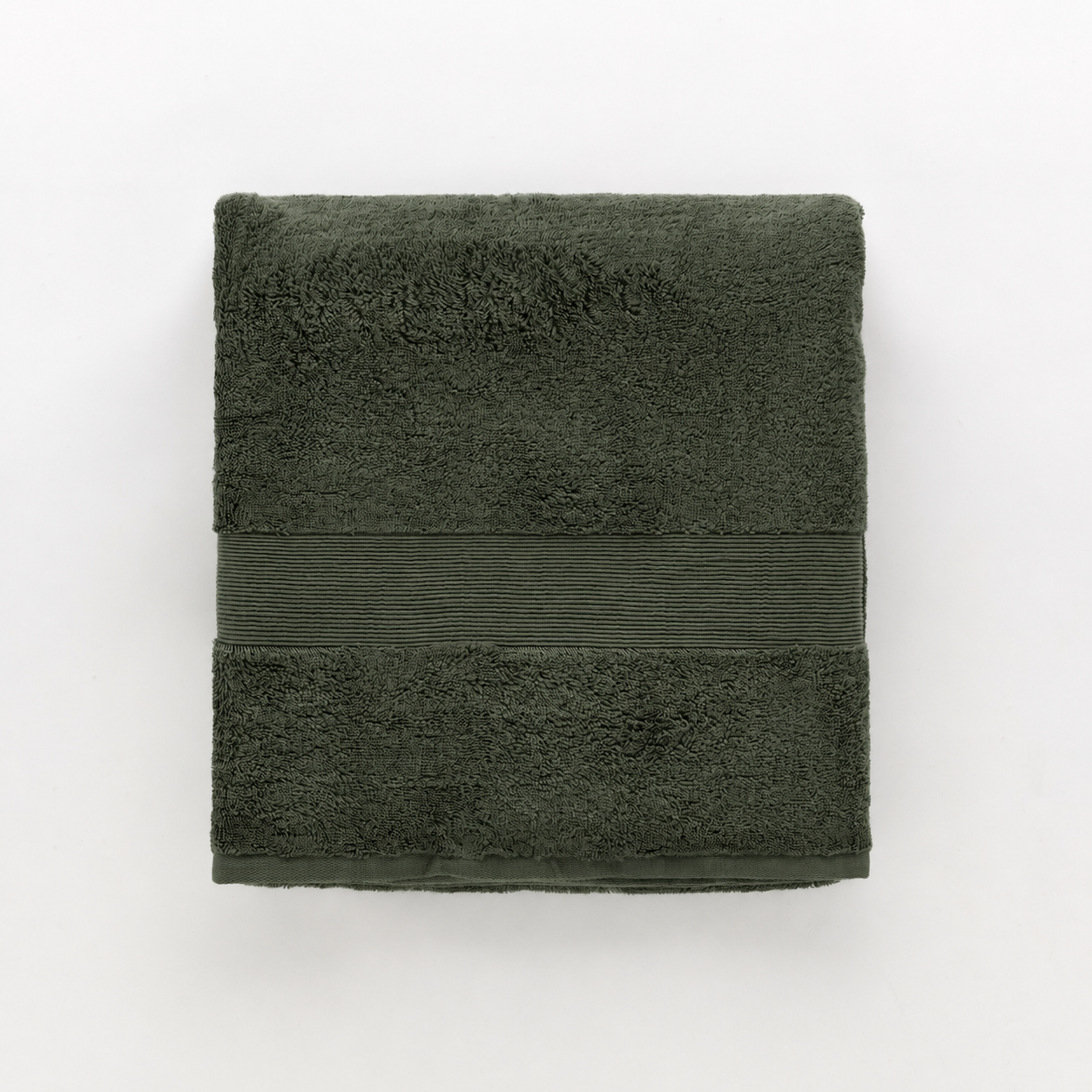 Telo Doccia BORDURA Bagno Moreali Tessile Casa 100 x 150 Verde Militare