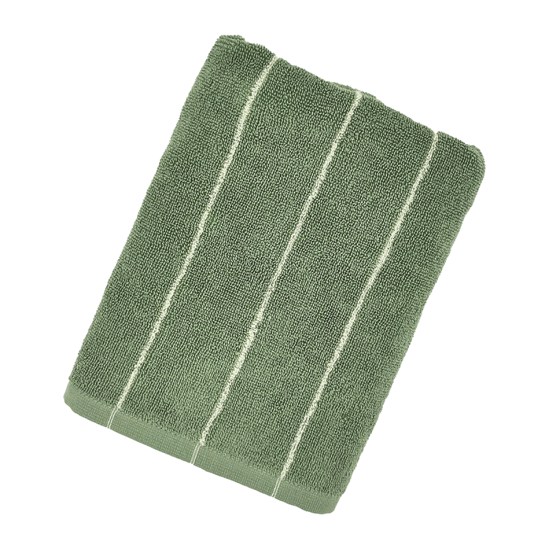 Telo Doccia Tinto Filo SMART Bagno Fazzini 70 x 140 Verde/Off White