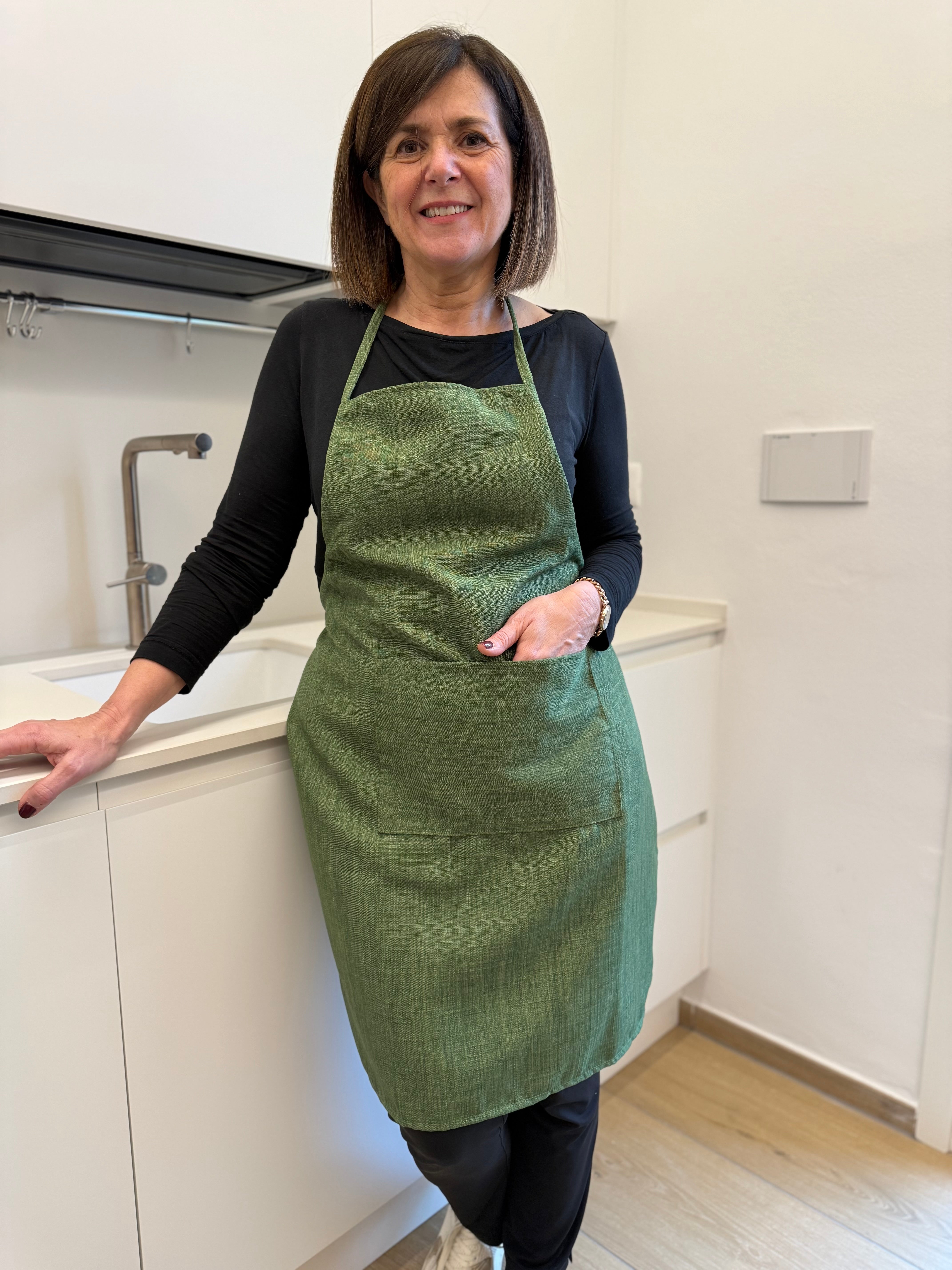 Grembiule Regolabile Antimacchia Cucina Moreali Tessile Casa Taglia Unica Verde