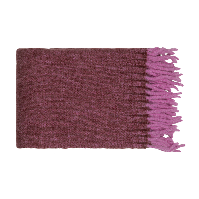 Plaid Lana Cromatismi Soggiorno Fazzini 130 x 170 Fucsia