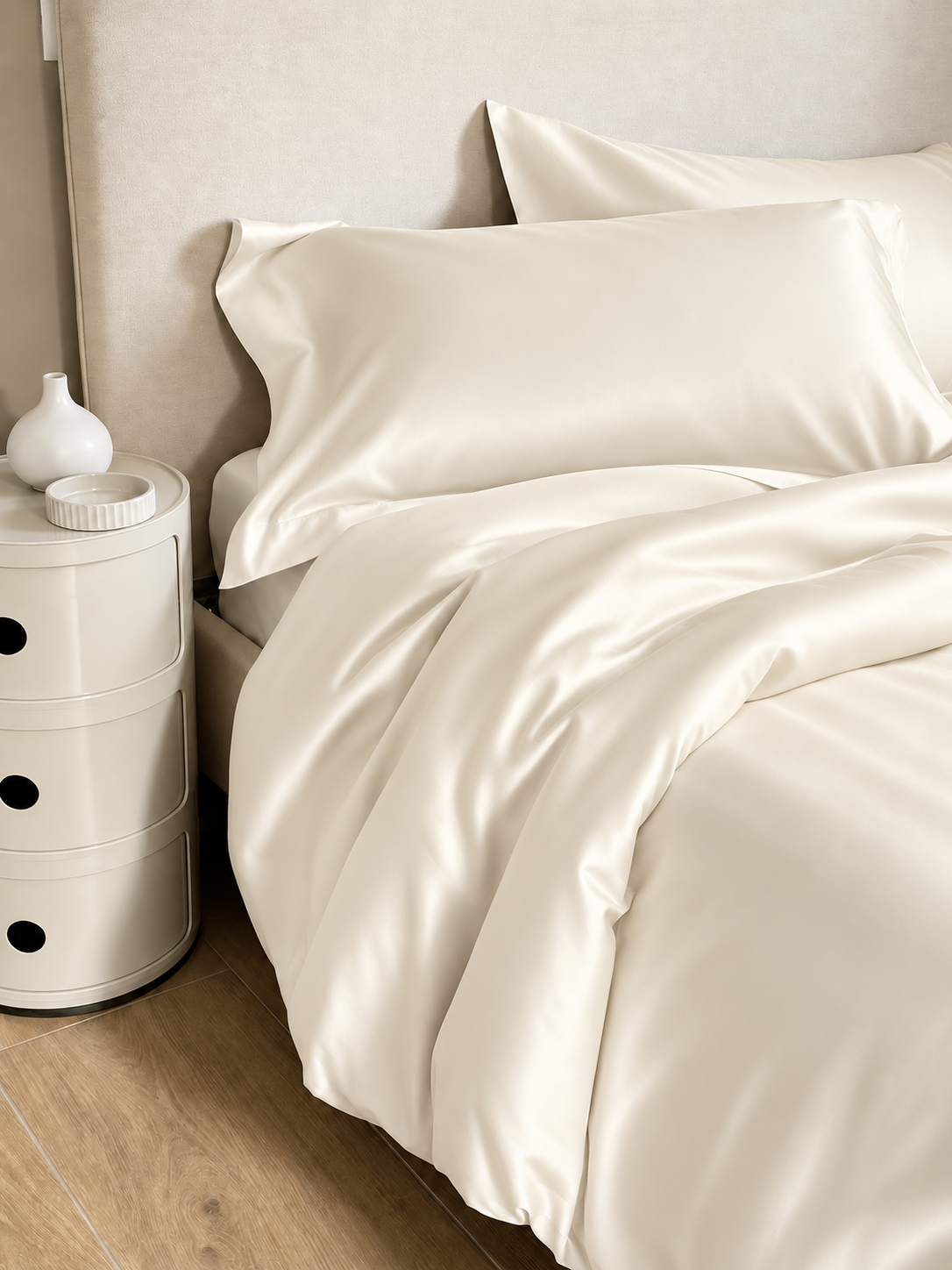 PROMO COMBO: Parure Copripiumino Raso Unito HOTELLERIE