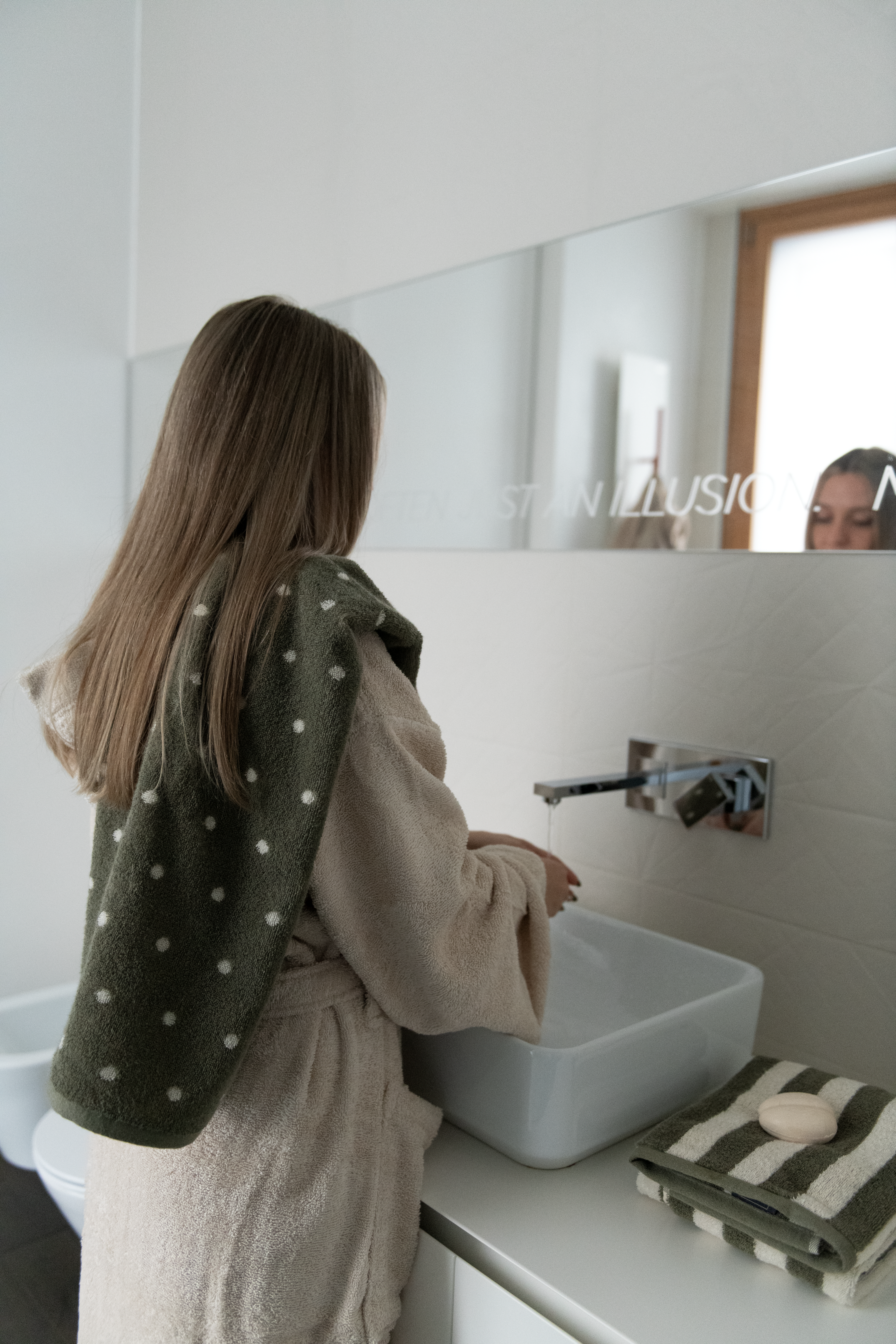 Set Asciugamani Made in Italy Righe Bagno Galizzi