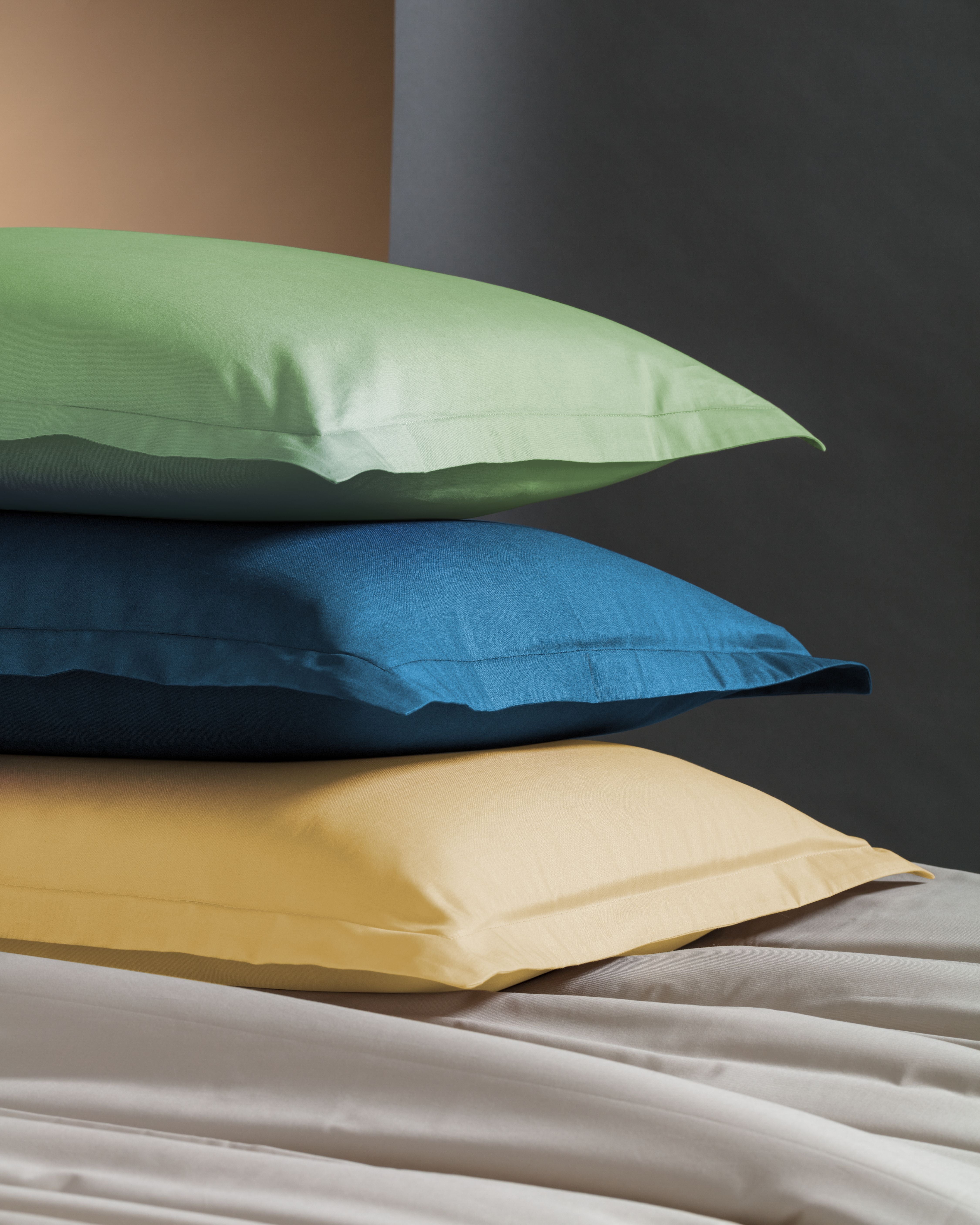 Coppia Federe Cotone Madapolam PAINT Letto Riviera
