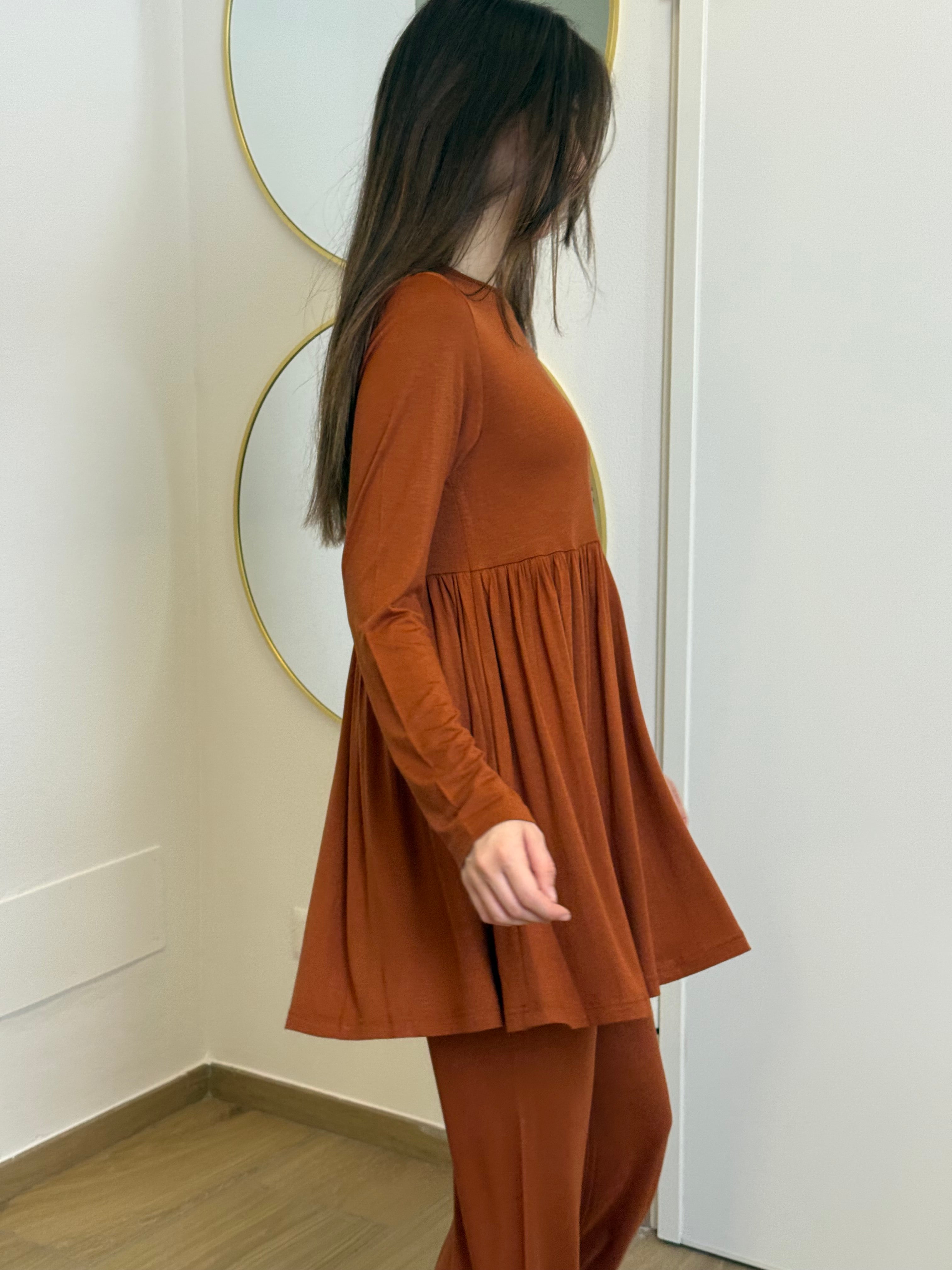 Pigiama Donna Taglio Sartoriale Abbigliamento Moreali Tessile Casa