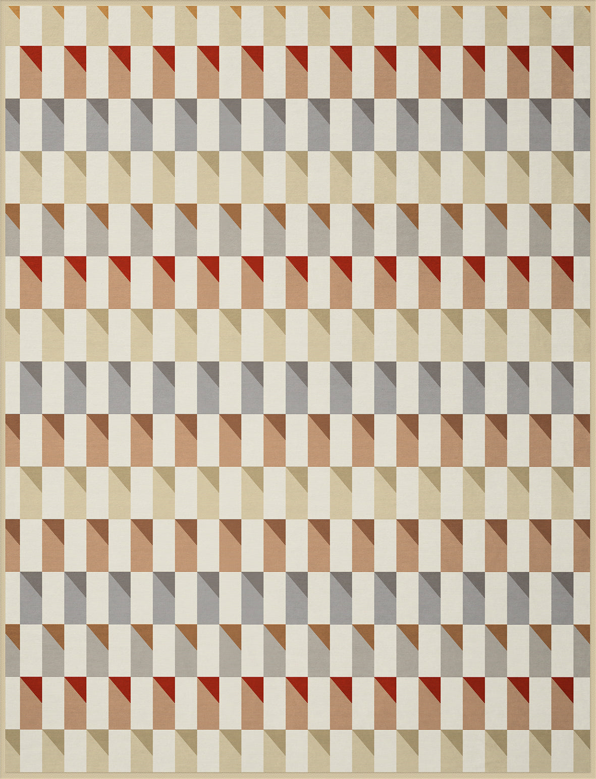 Plaid Caldo Cotone Illusion Orange Soggiorno Borbo 150 x 200 Arancio