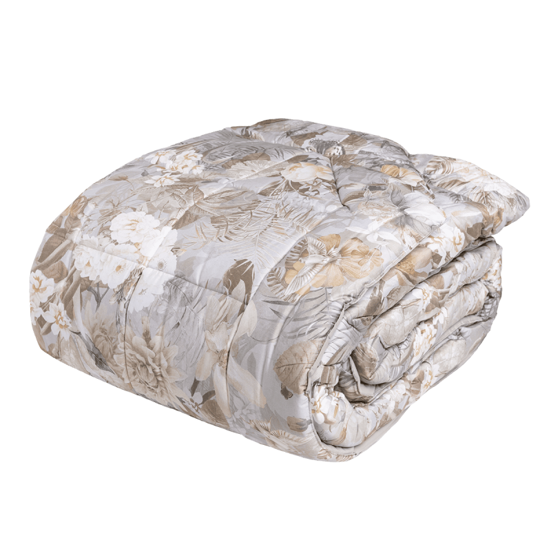 Trapunta Raso 300TC Protea Letto Fazzini 270 x 270 Betulla