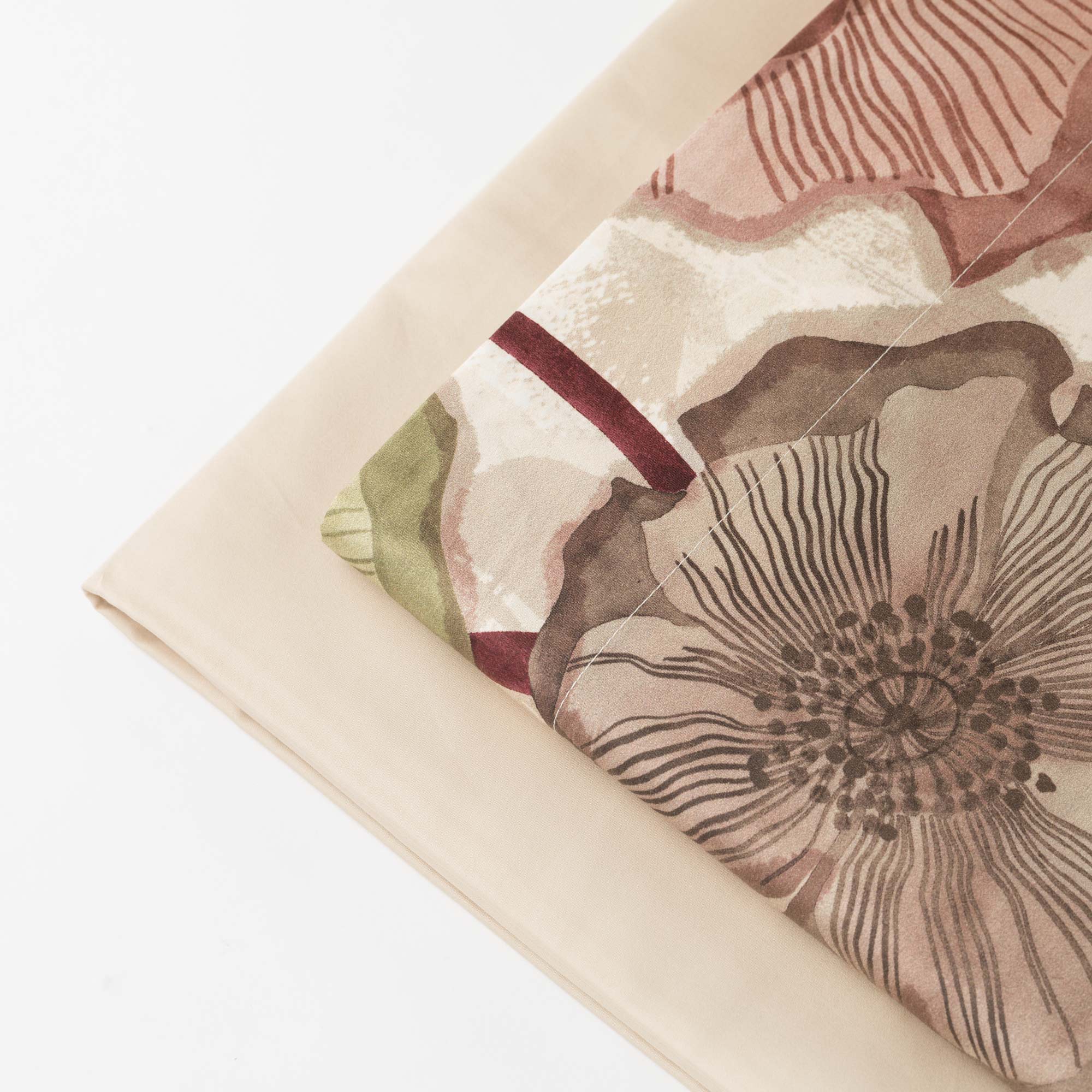 Parure Copripiumino Raso 300TC Stampa Digitale Keira Letto Reevèr