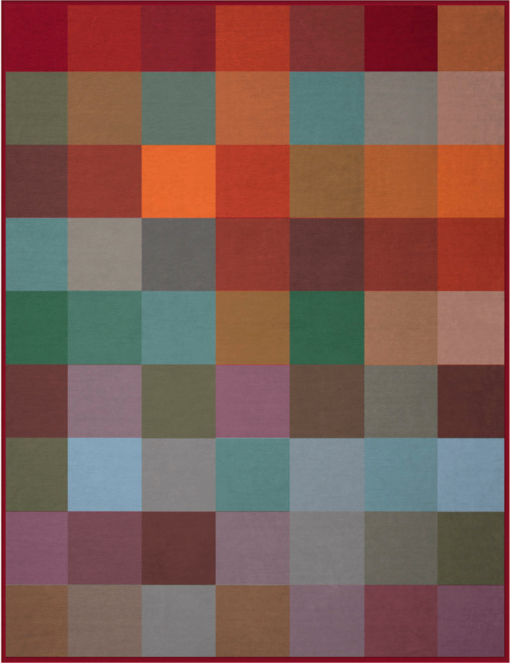 Plaid 100% Caldo Cotone Colour-Woven Soggiorno Borbo