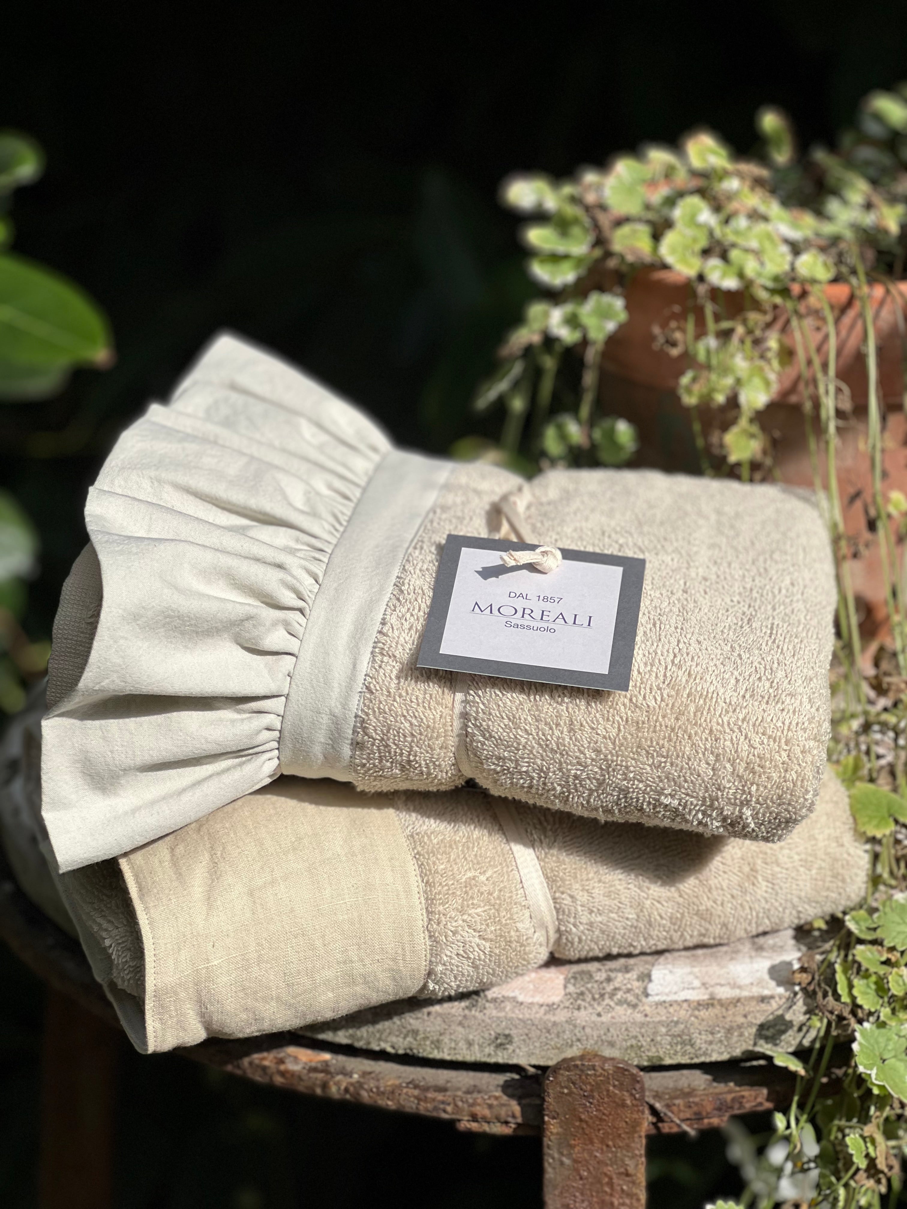 Set Asciugamani Frappa Bagno Moreali Tessile Casa