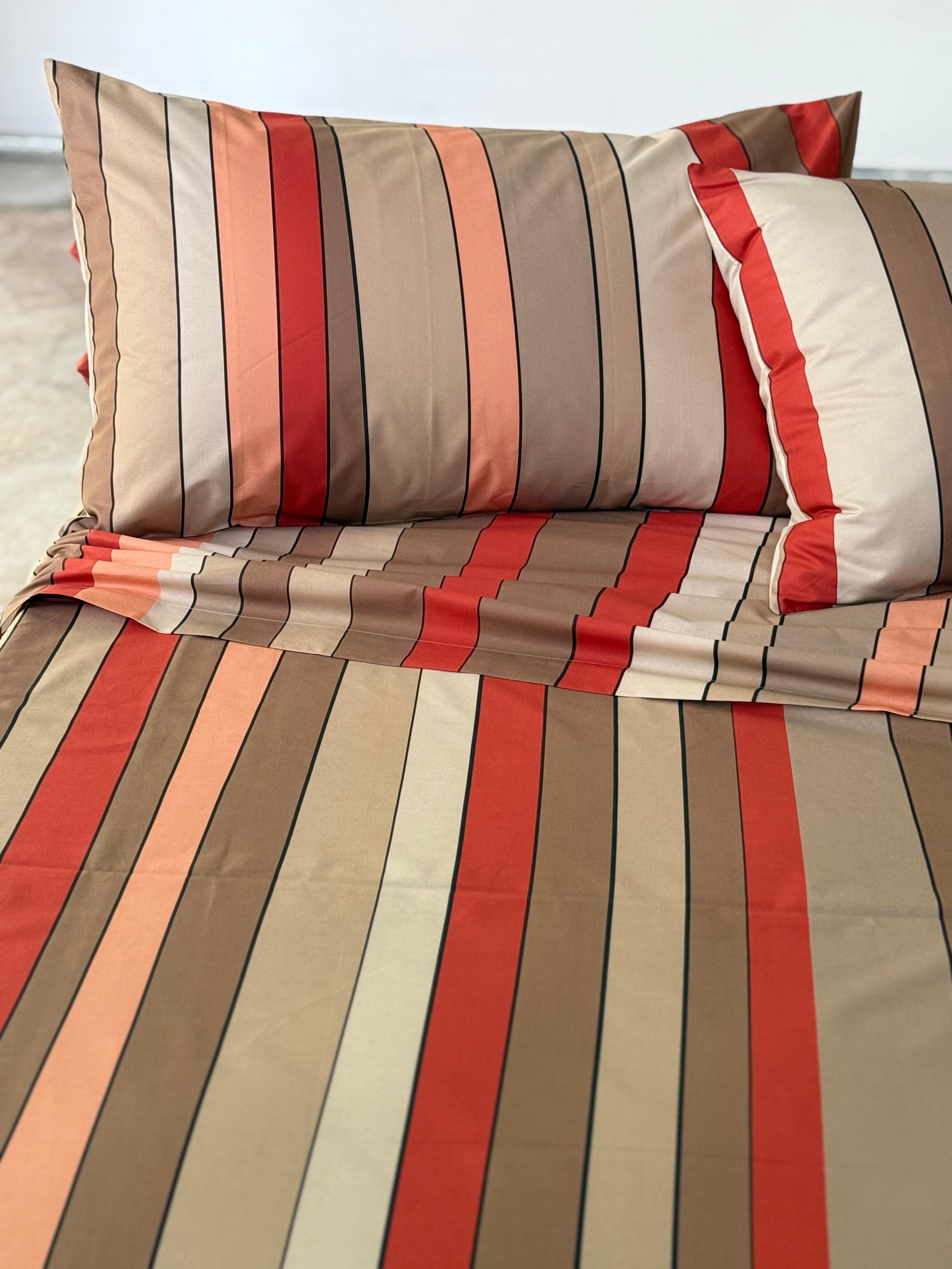 Parure Lenzuola Copriletto BAIADERA Letto Moreali Tessile Casa