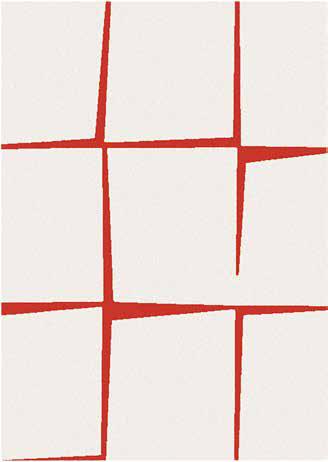 Tappeto Soggiorno Blend Quadri Grandi Soggiorno Moreali Tessile Casa 120 x 170 Rosso