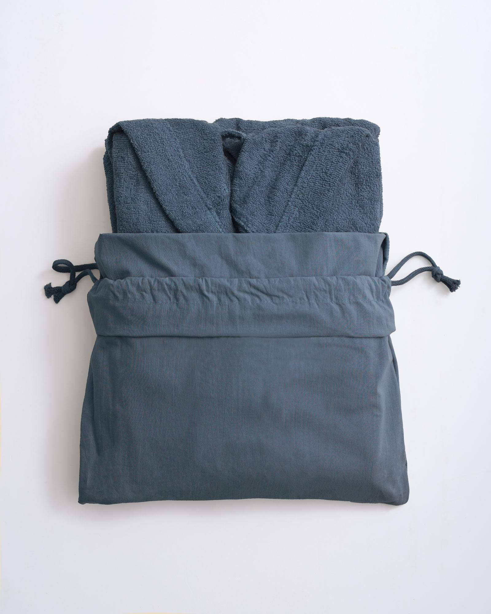 Accappatoio Spugna Leggera TRAVEL Bagno Moreali Tessile Casa S Blue