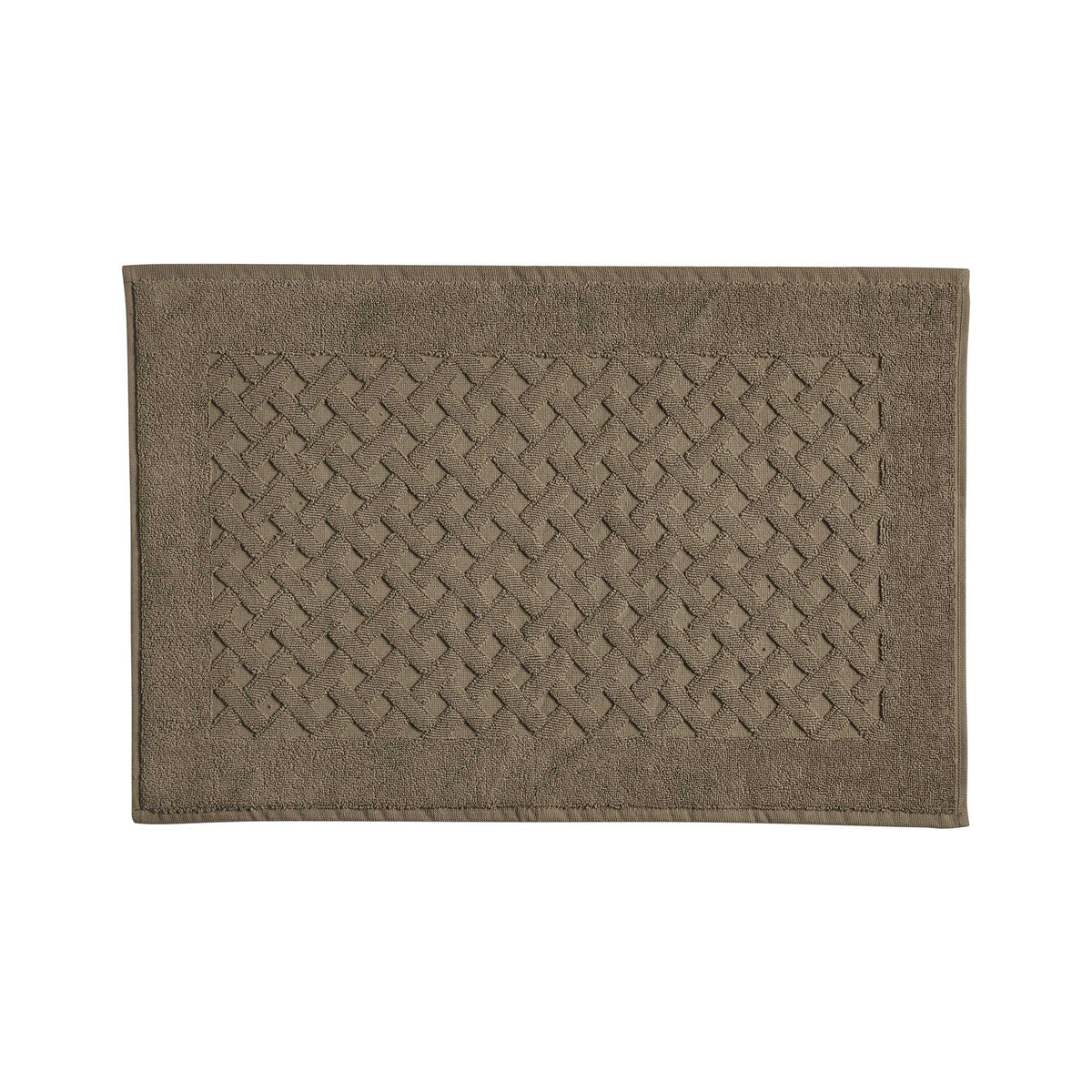 POPUP - Tappeto Gommato in Spugna Intrecciata CAREZZA Bagno Moreali Tessile Casa 60 x 90 Cacao