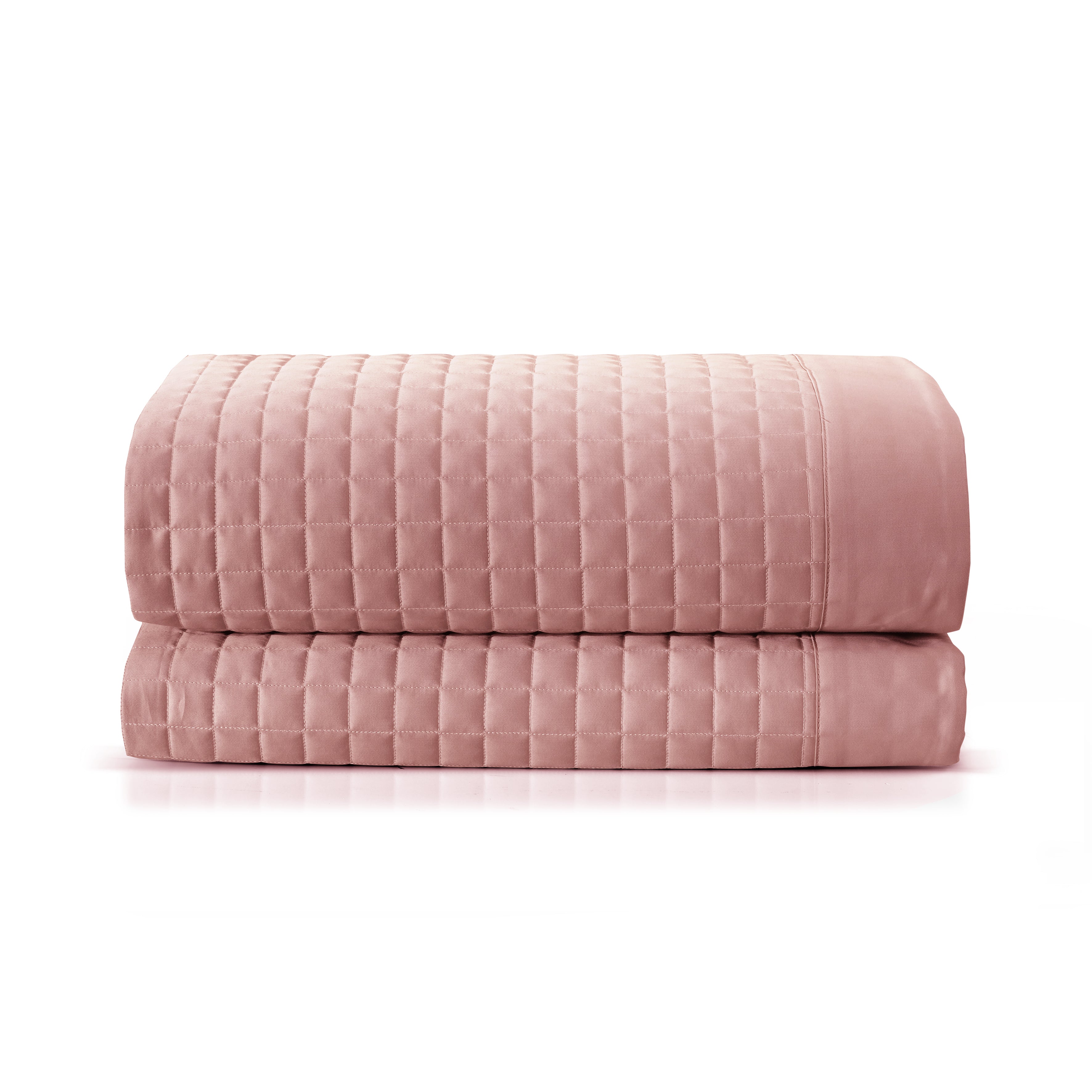 FINE SERIE Trapuntino Raso di Cotone Luxury Letto Moreali Tessile Casa Matrimoniale 270 x 270 Fard