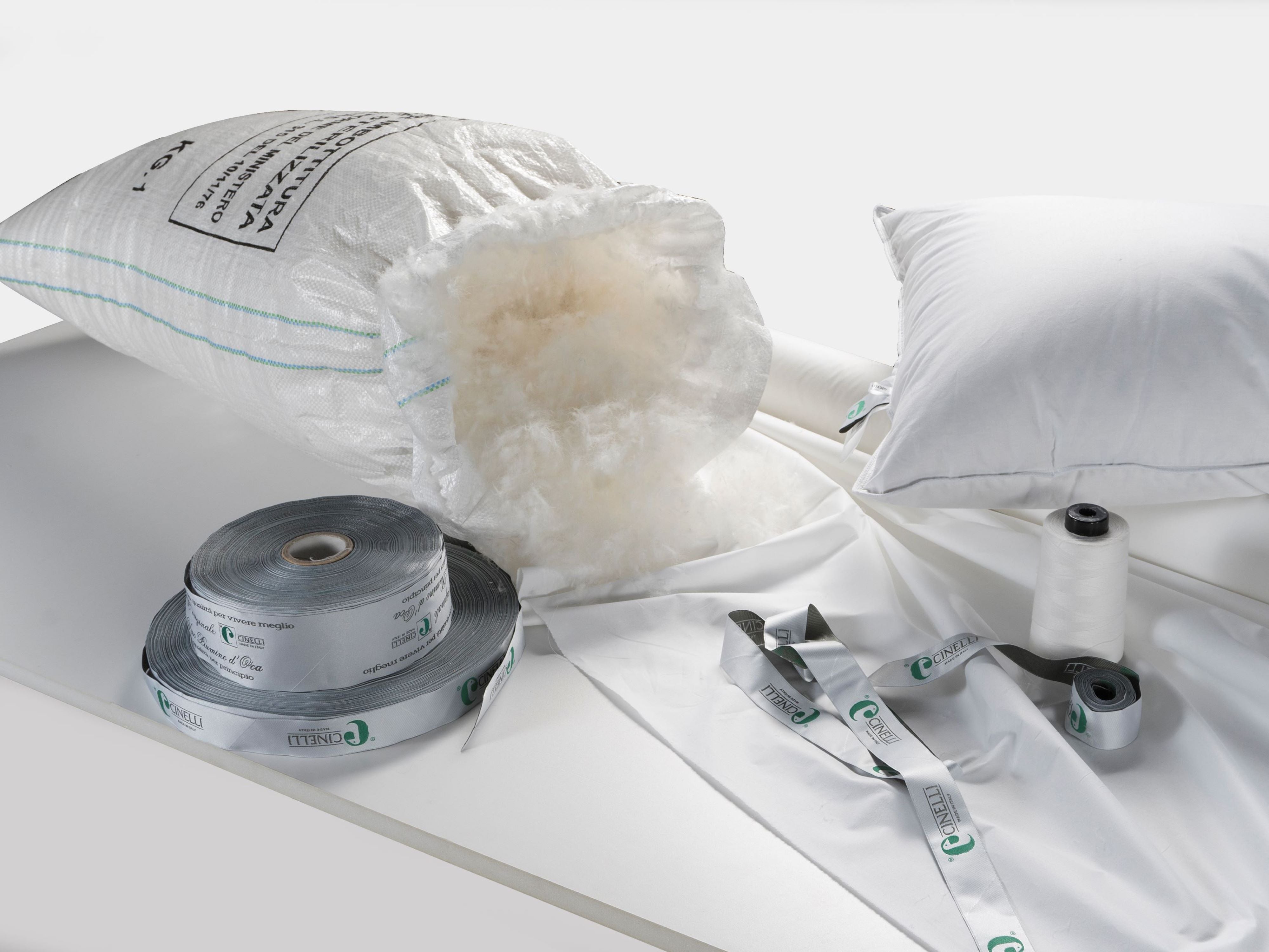 Topper in piumino Down Bed Materasso Cinelli