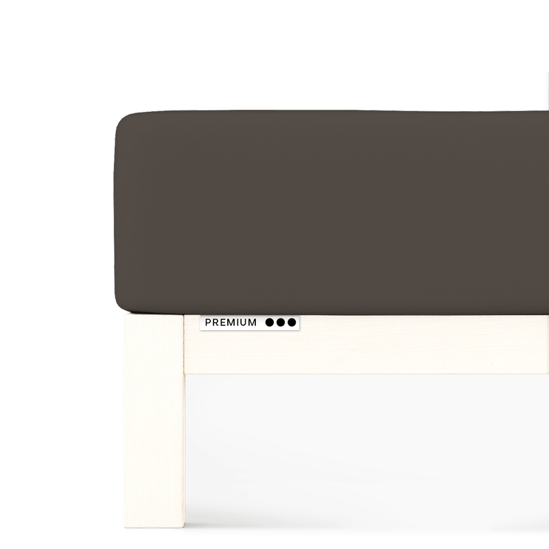 Sotto con Angoli in Jersey PREMIUM Letto Moreali Tessile Casa Franc./Matr. Standard | da 140x190 a 160x220 Sabbia Scuro 790