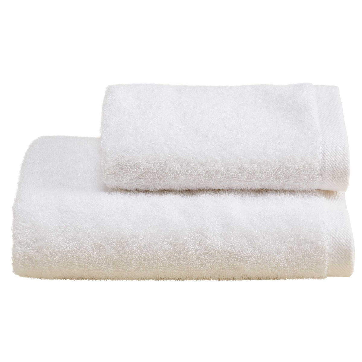 POPUP - Set Asciugamani Soft CAREZZA Bagno Moreali Tessile Casa 60 x 110 / 40 x 60 Bianco