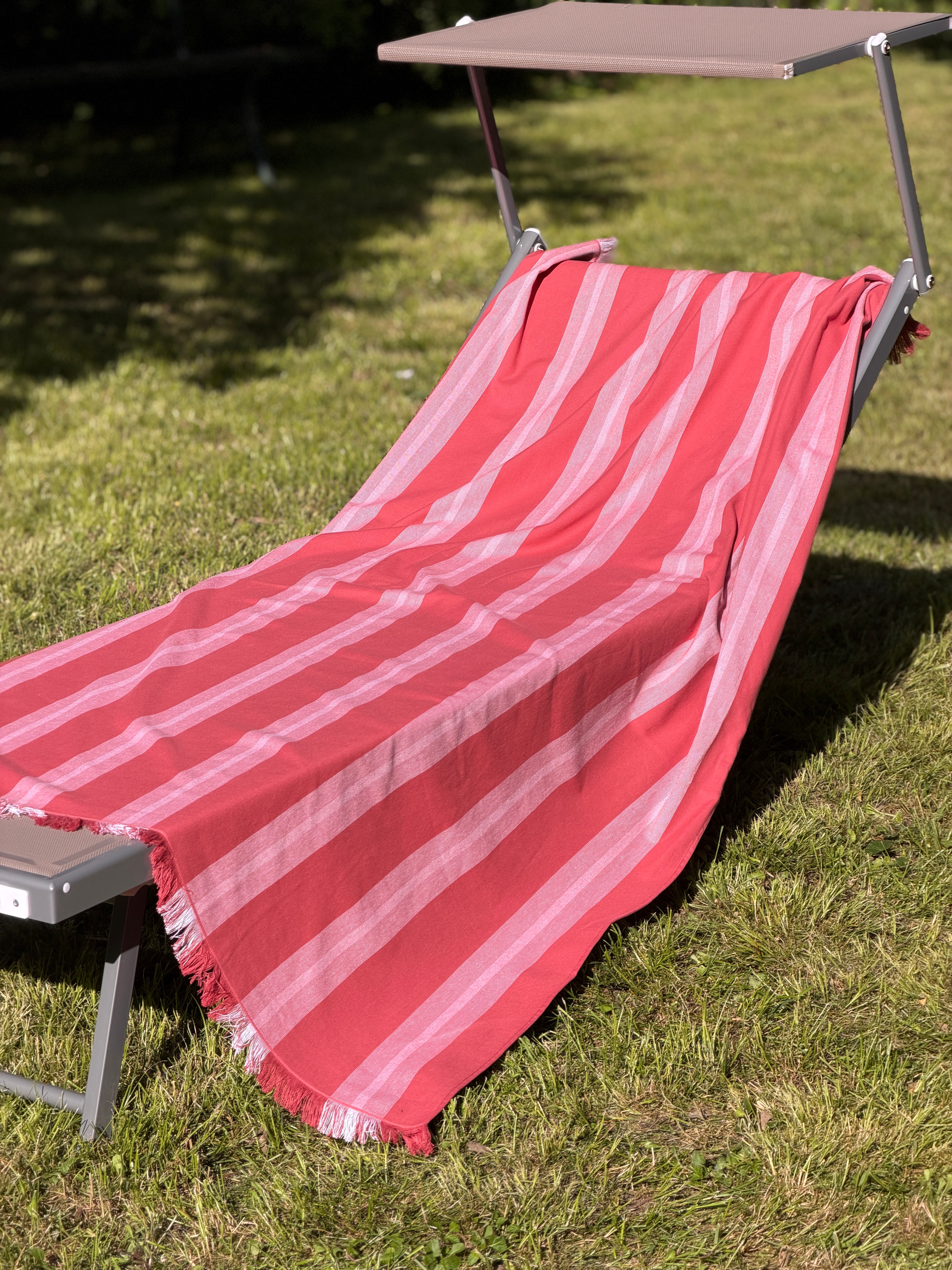 Telo Mare Spugna/Cotone RICCIONE Melograno Bagno Moreali Tessile Casa 100 x 180 Melograno