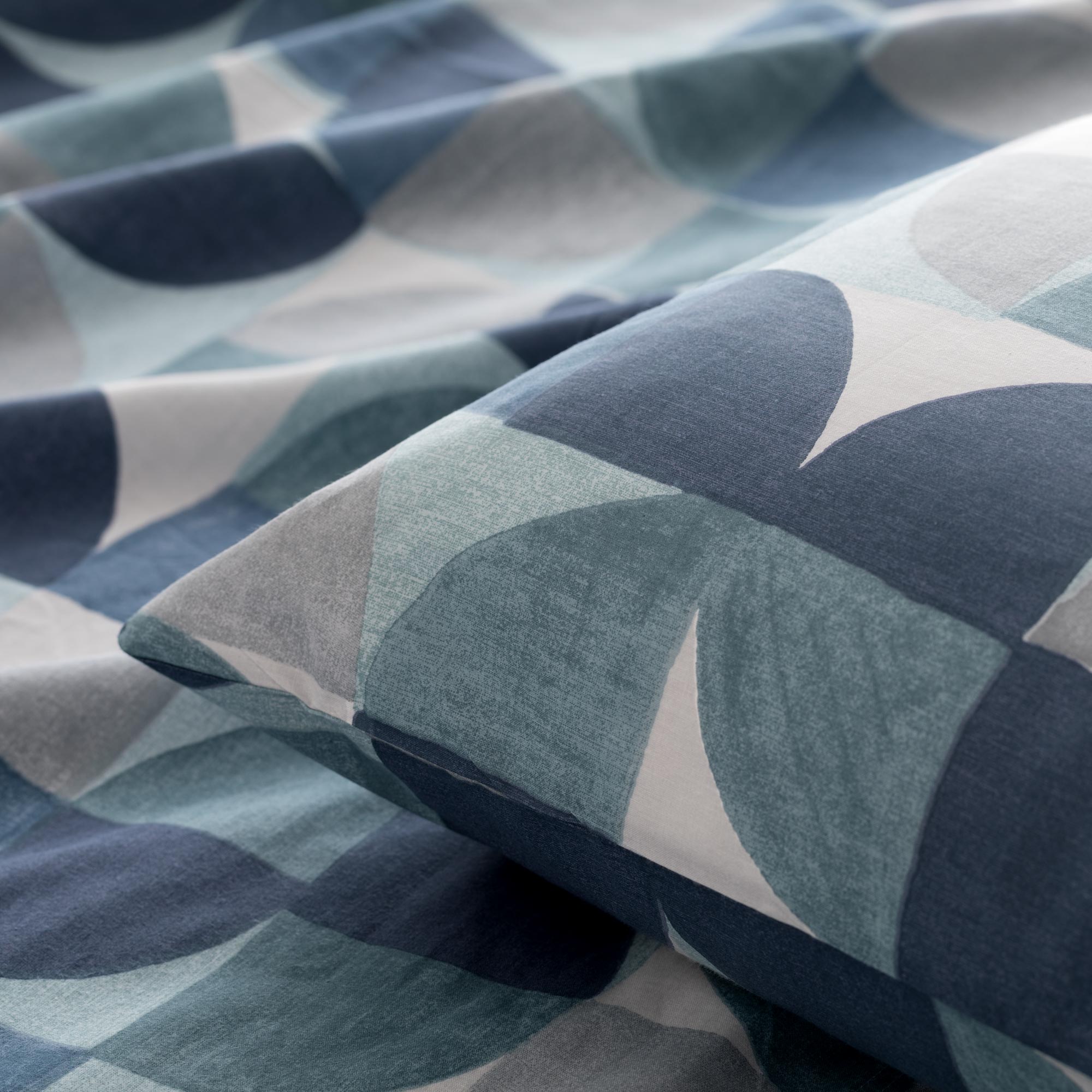 Completo Lenzuola Cotone Stampato Cassio Letto Riviera