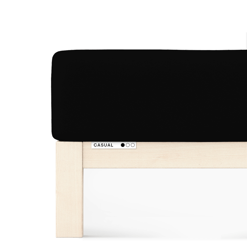 Sotto con Angoli in Jersey Cotone CASUAL Materasso Moreali Tessile Casa Matrimoniale King | da 170x190 a 200x200 Nero 799