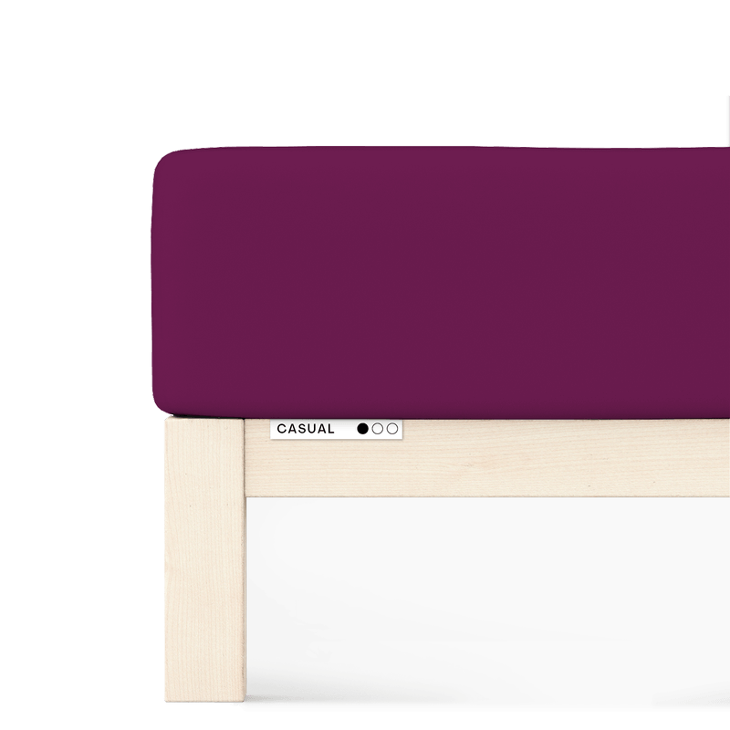 Sotto con Angoli in Jersey Cotone CASUAL Materasso Moreali Tessile Casa XL - Matrimoniale King | da 170x190 a 200x200 Vinaccia 542