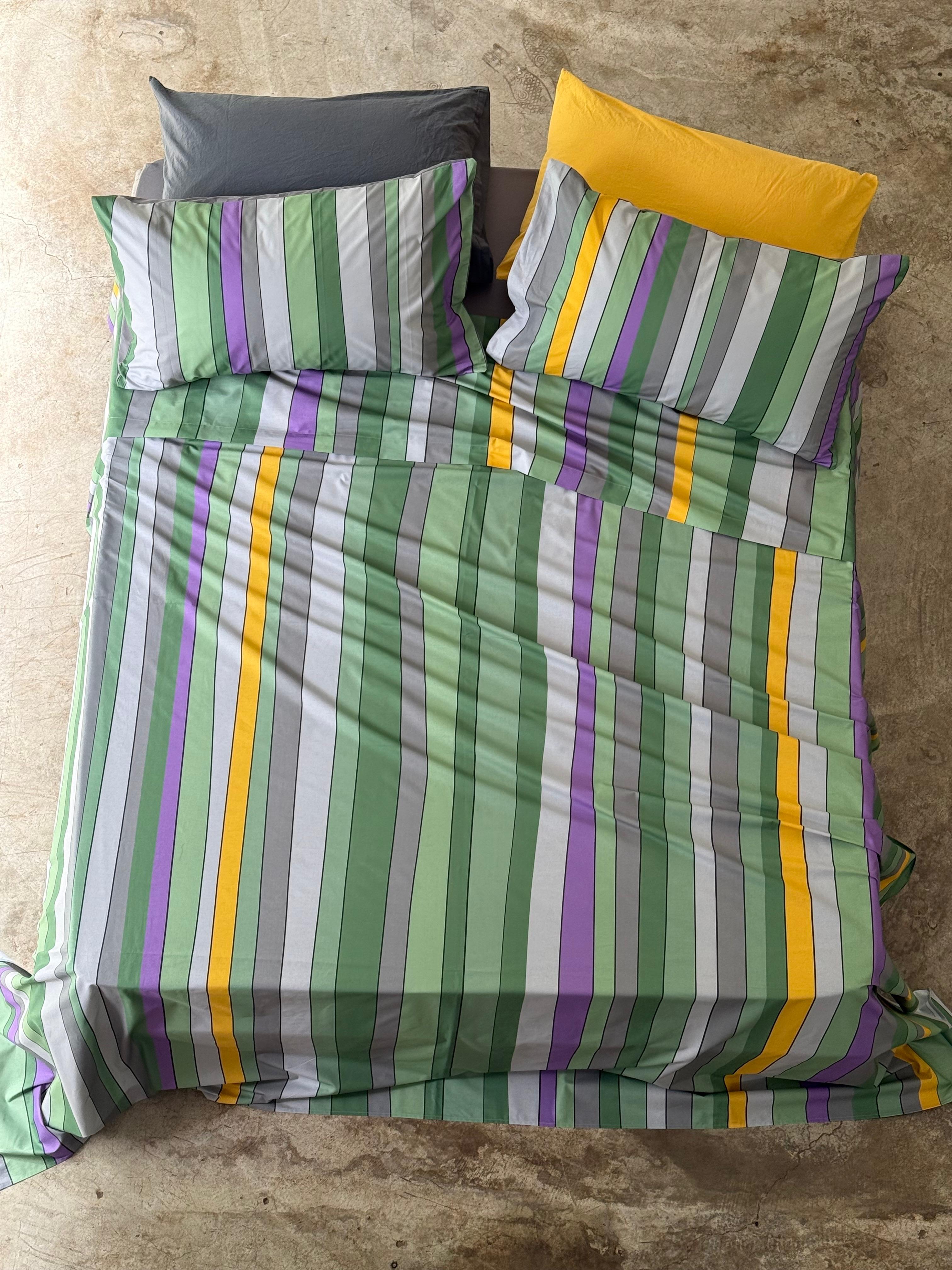 Parure Lenzuola Copriletto BAIADERA Letto Moreali Tessile Casa
