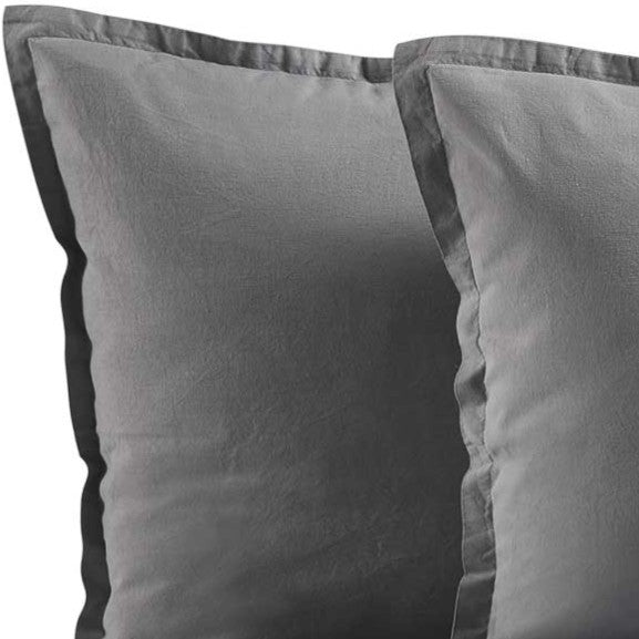 Parure Copripiumino Cotone No-Stiro ESSENZIALE Letto Moreali Tessile Casa