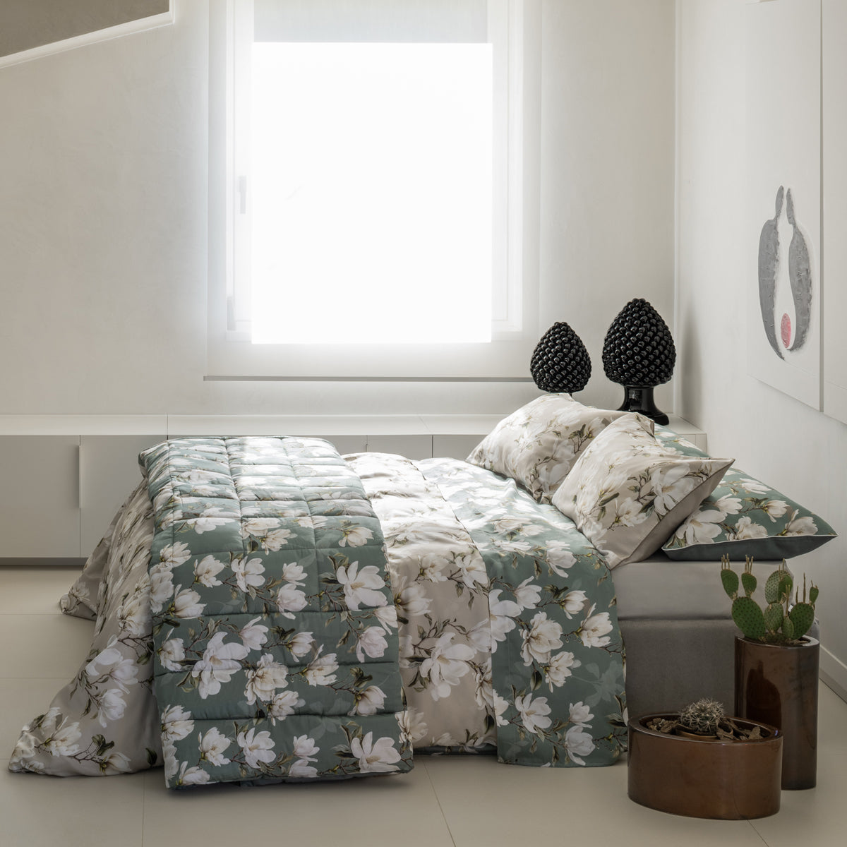 Parure Copripiumino Raso 300TC LAVINIA Letto Galizzi