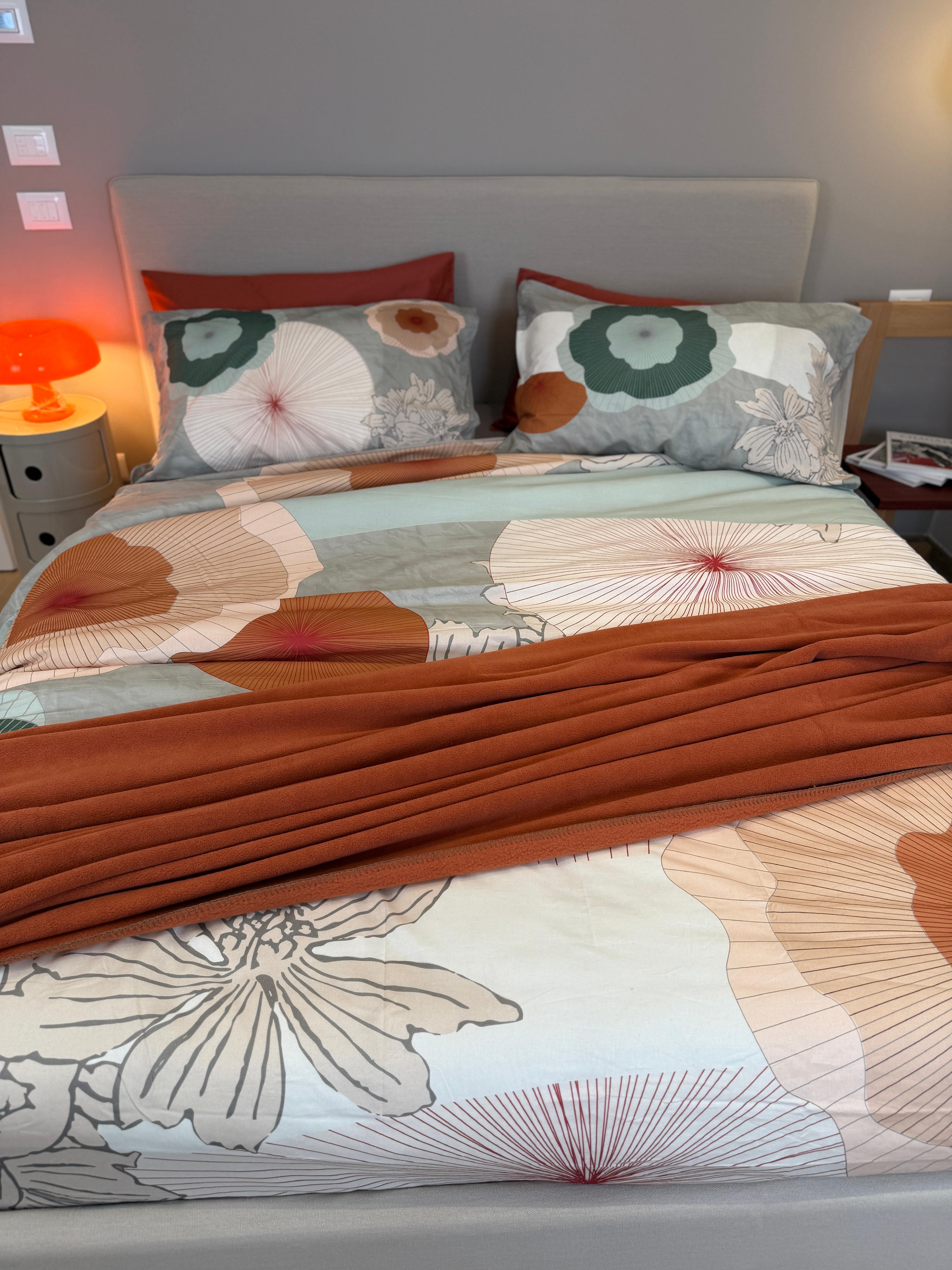 Parure Copripiumino Flower Power 2532 Letto Cogal