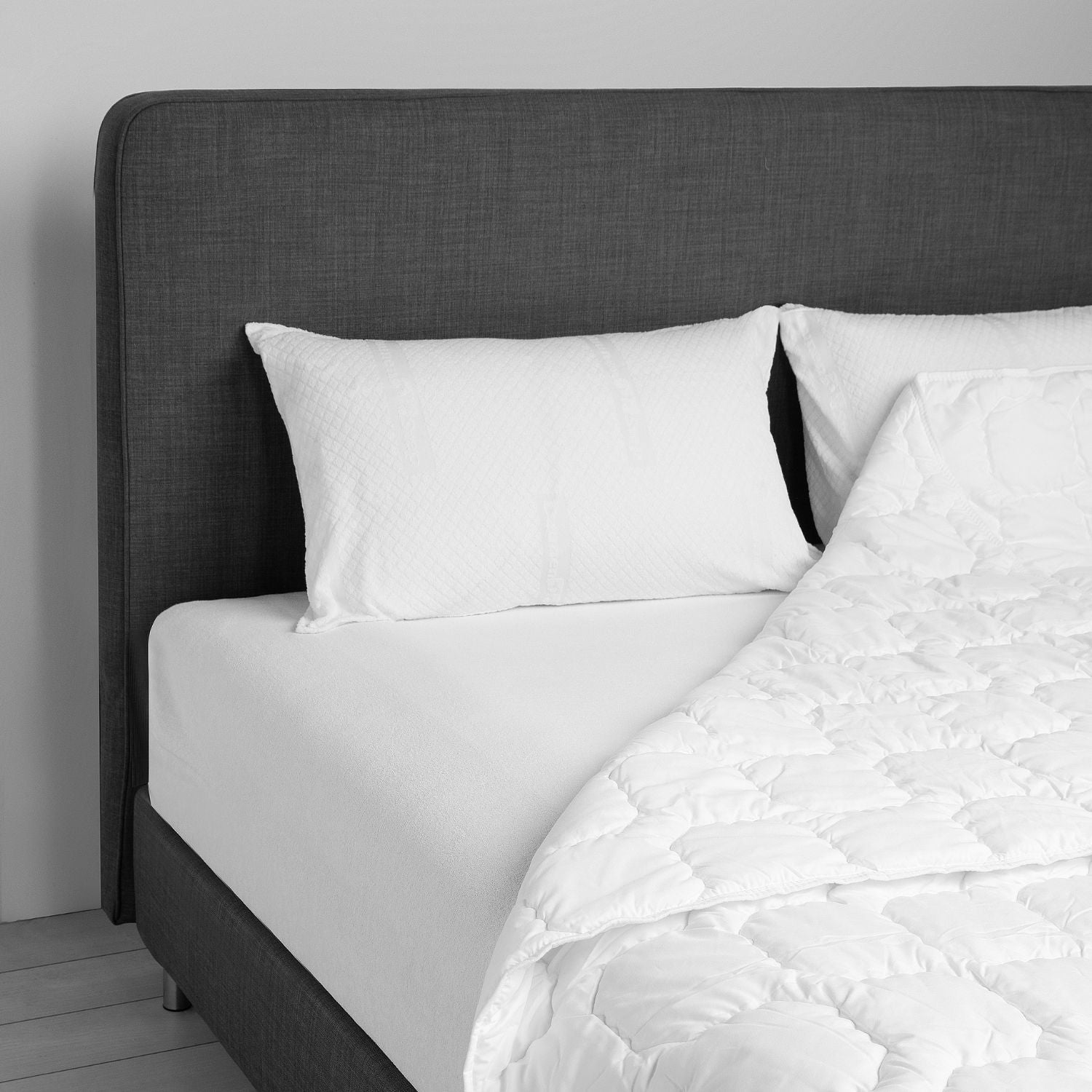 Coppia Copriguanciali in Spugna Impermeabile Materasso Daunenstep