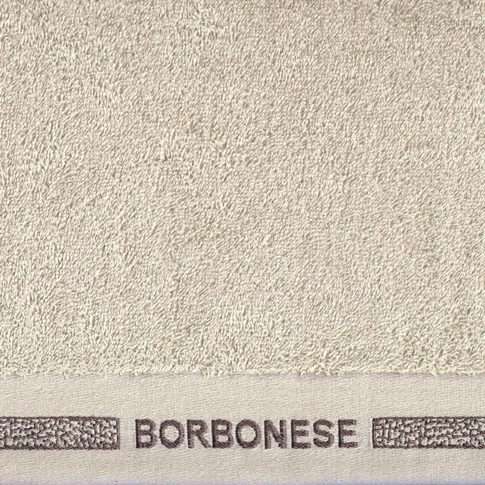Set Asciugamani Borbonese Lounge Bagno Borbonese 60 x 110 / 40 x 60 Sabbia