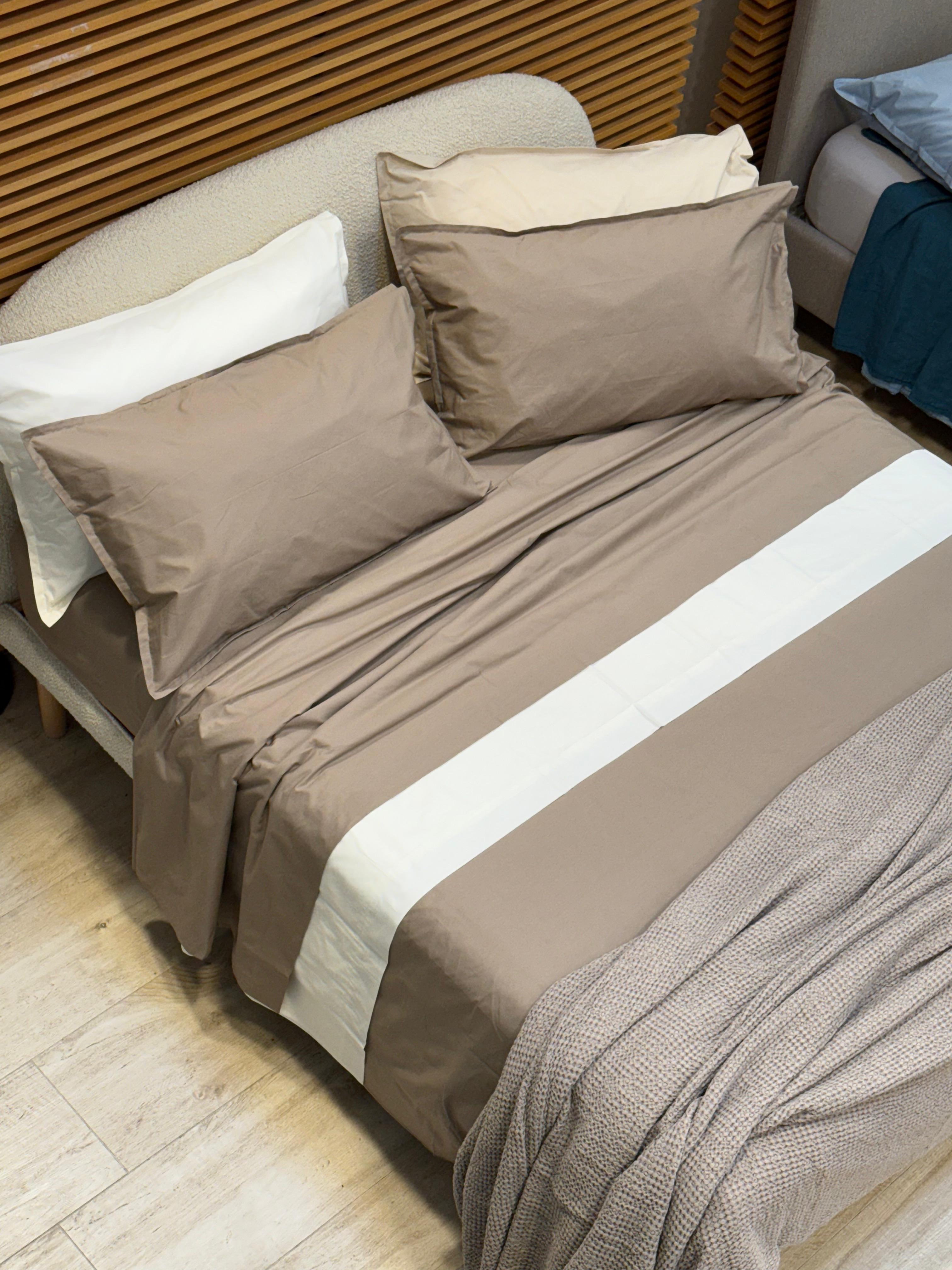 Parure Lenzuola Percalle 200TC Eterno Letto Moreali Tessile Casa