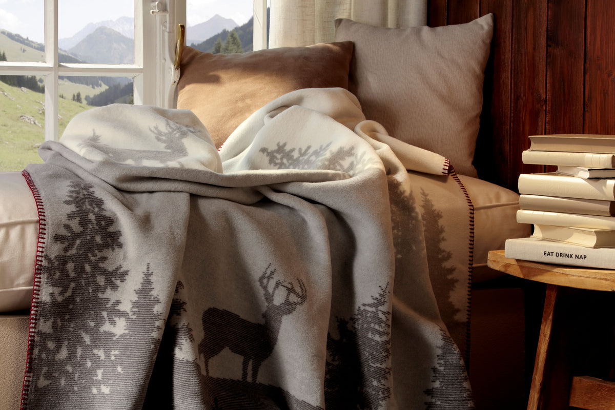 Plaid in Caldo Cotone DEERLIGHT Soggiorno Borbo