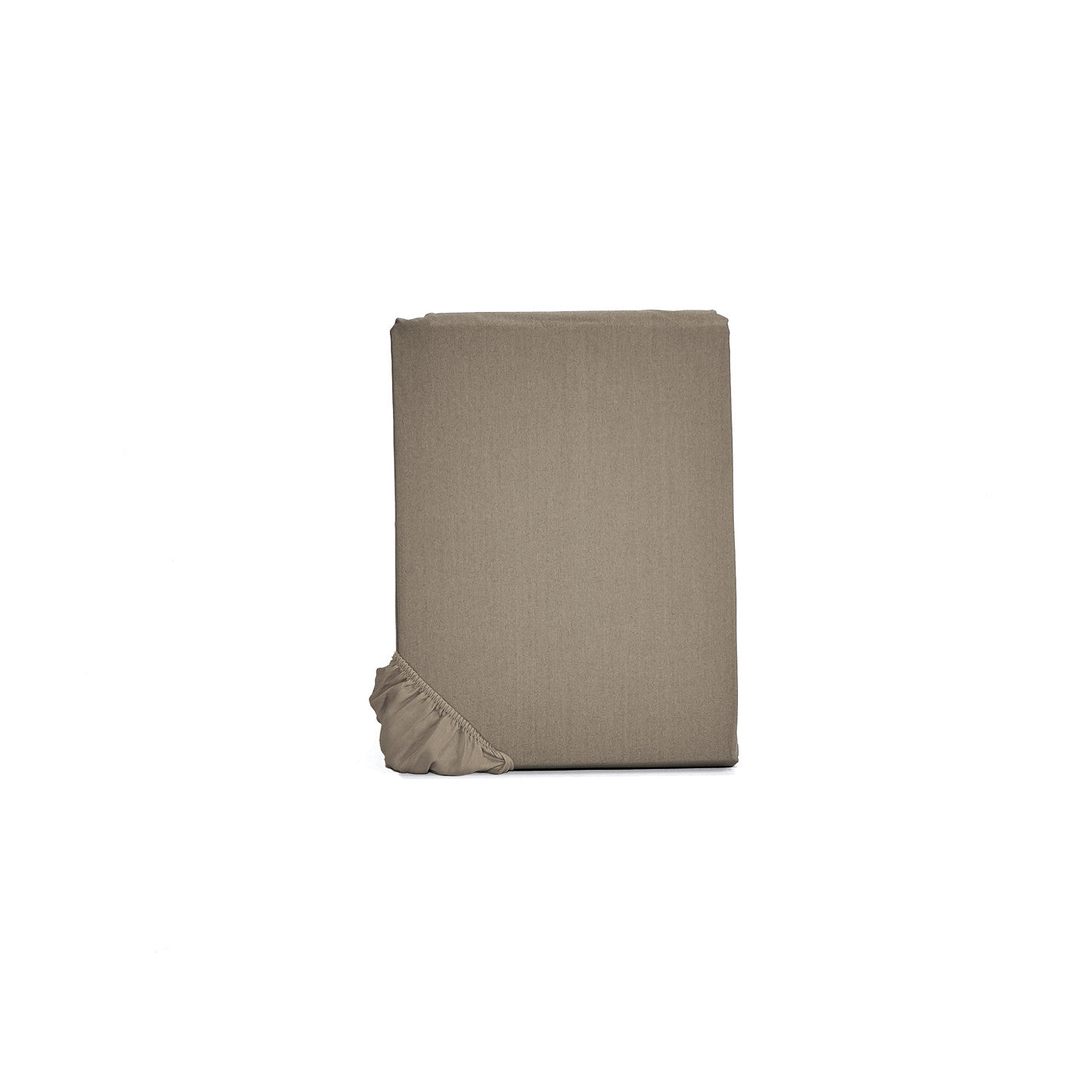 Sotto con Angoli Raso di Cotone Made in Italy Letto Moreali Tessile Casa Matrimoniale 160/180 x 200 Cioccolato