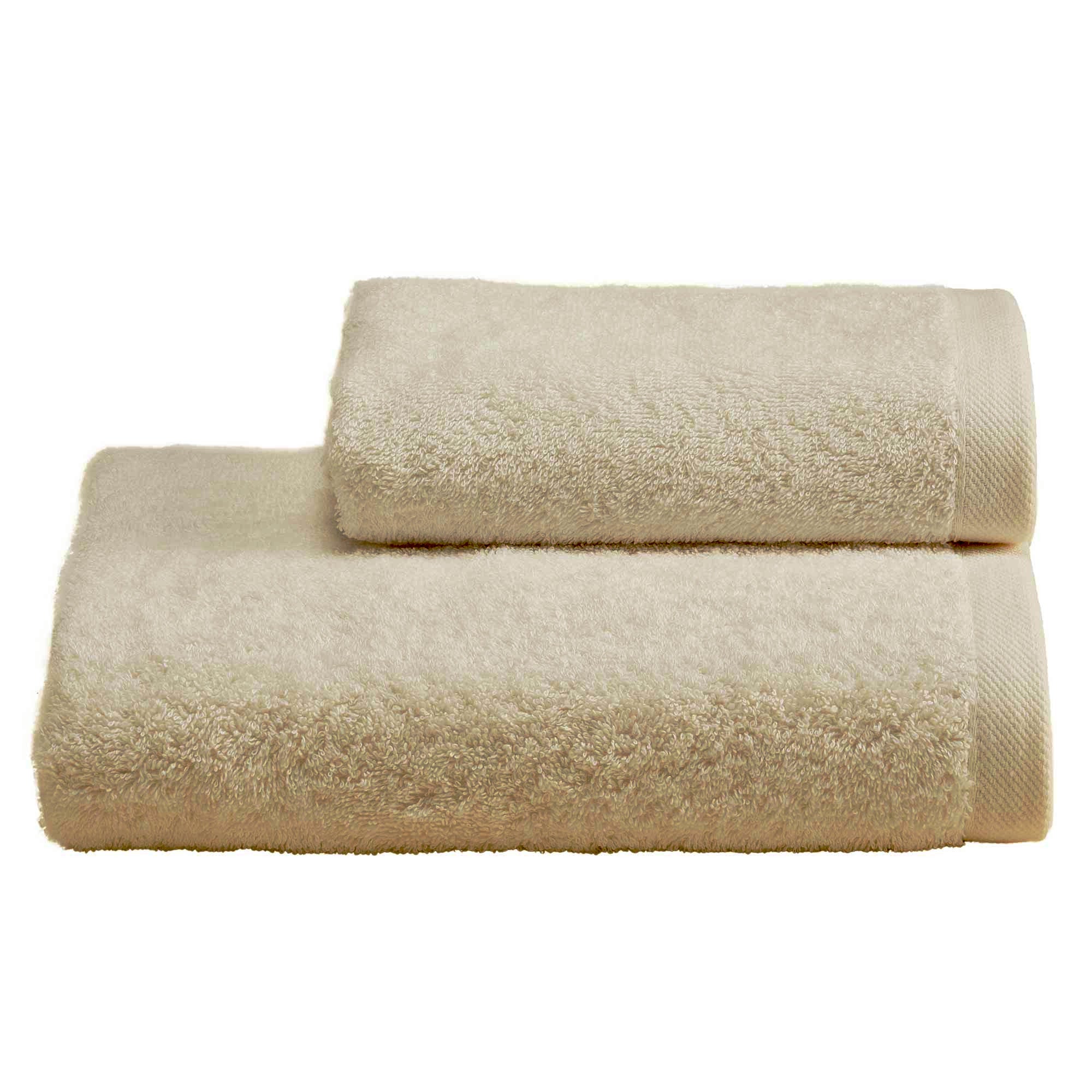 Set Asciugamani Soft CAREZZA Bagno Moreali Tessile Casa 60 x 110 / 40 x 60 Corda