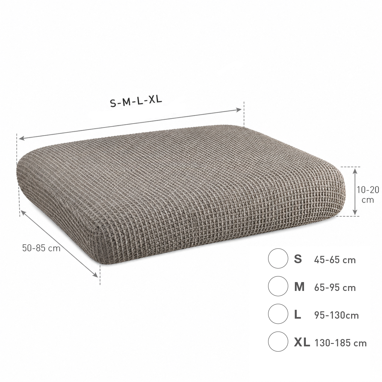 Copricuscino Nido D'ape Multi-Stretch