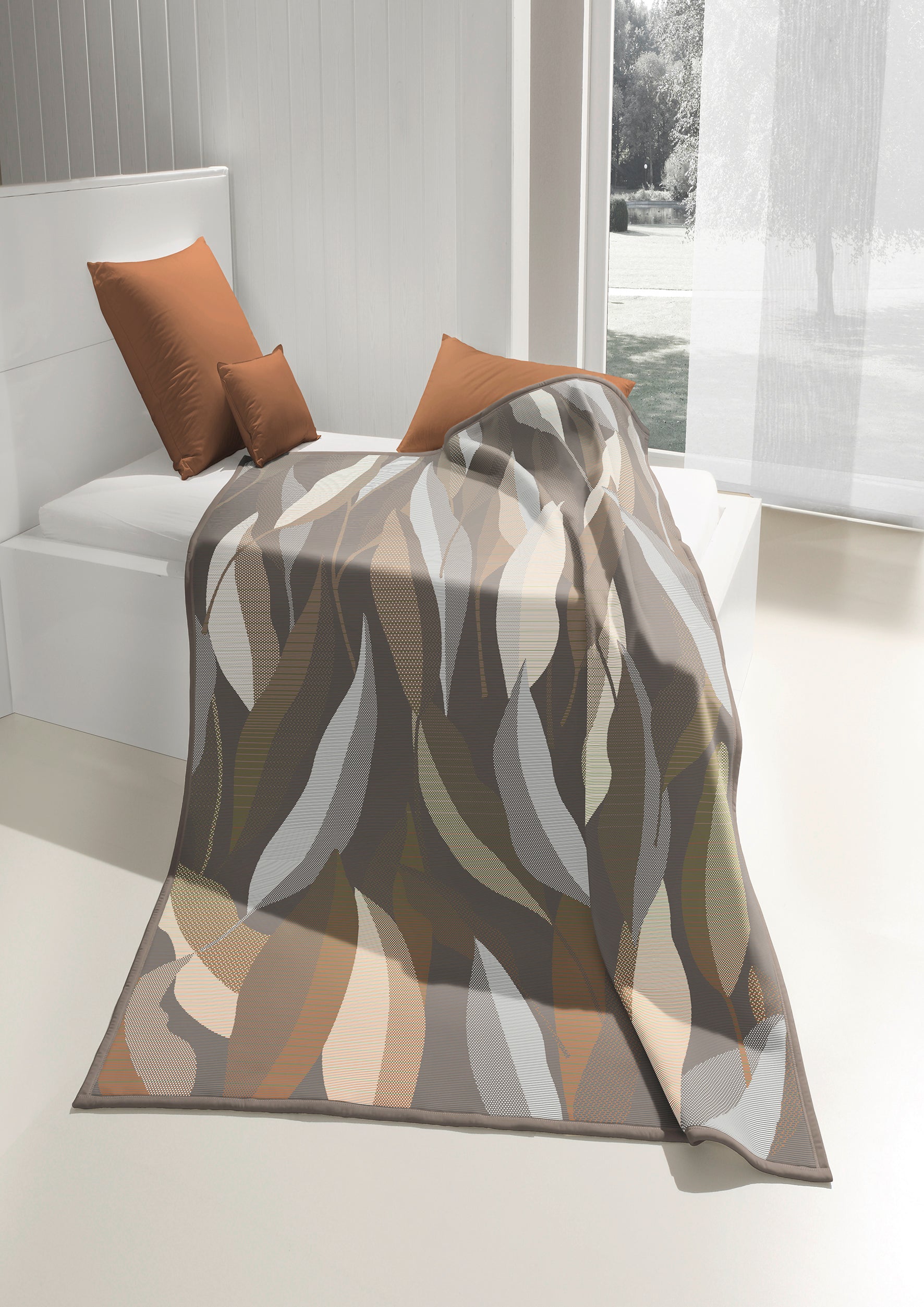 Plaid Caldo Cotone Glow Nature Soggiorno Borbo