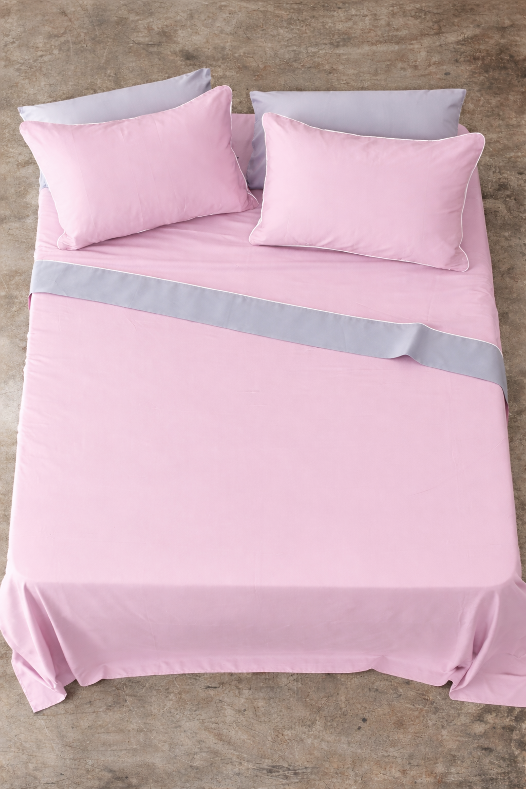 Completo Lenzuola Raso Satin Finesse Letto Moreali Tessile Casa Matrimoniale Verbena