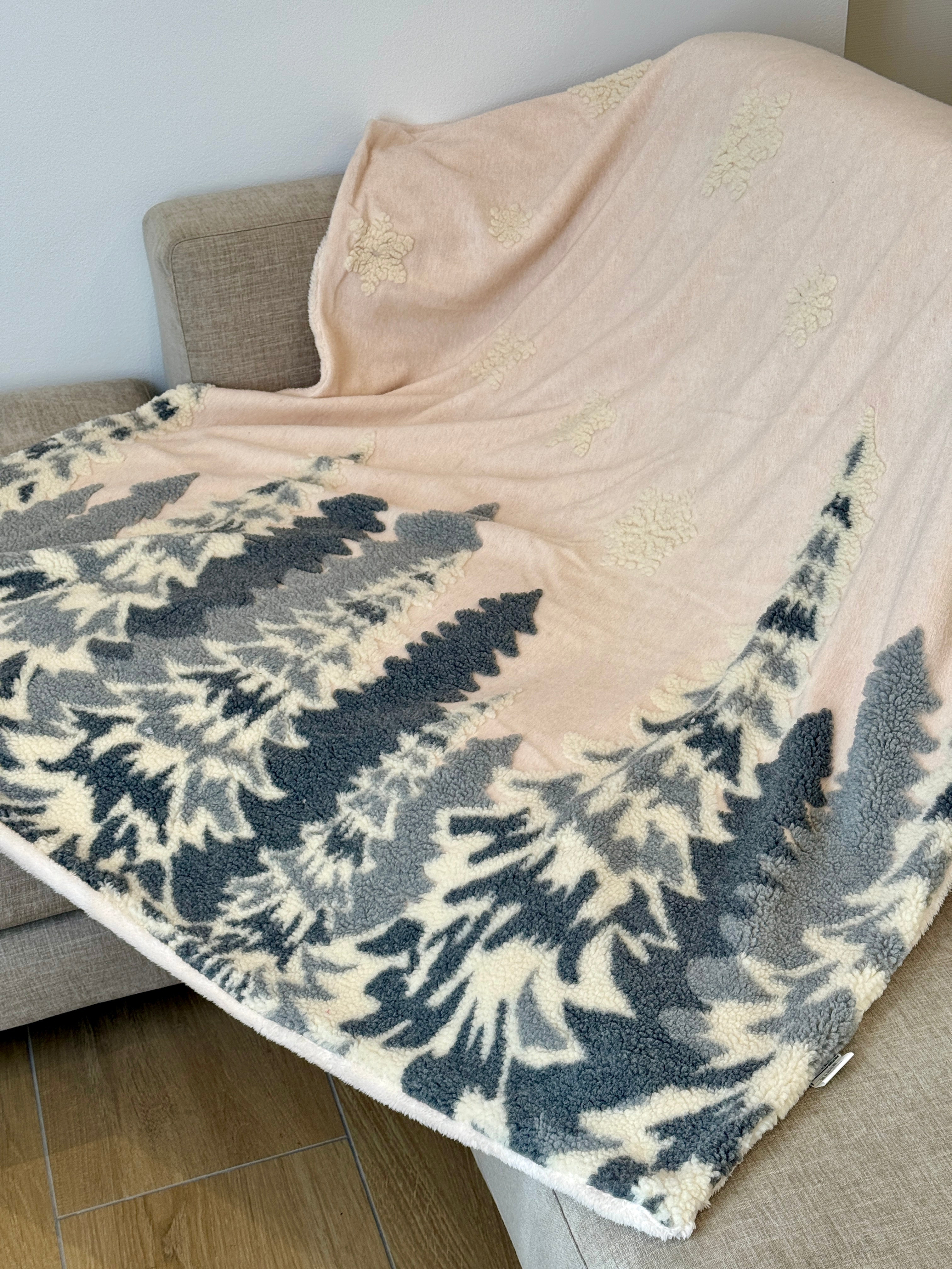 Plaid Effetto Lana Cotta Jacquard GLADES Soggiorno Riviera