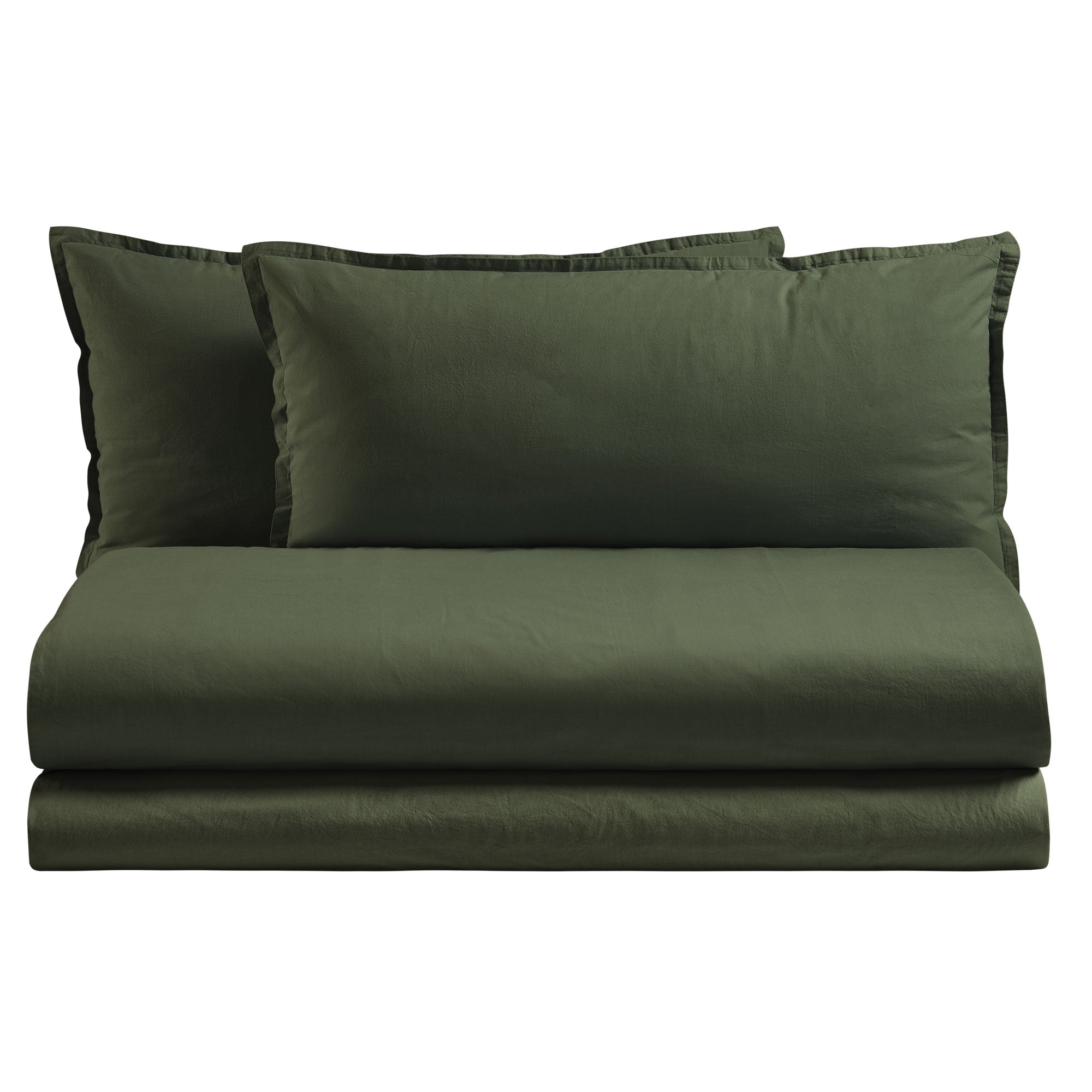 Parure Copripiumino Cotone No-Stiro ESSENZIALE Letto Moreali Tessile Casa Matrimoniale Eden