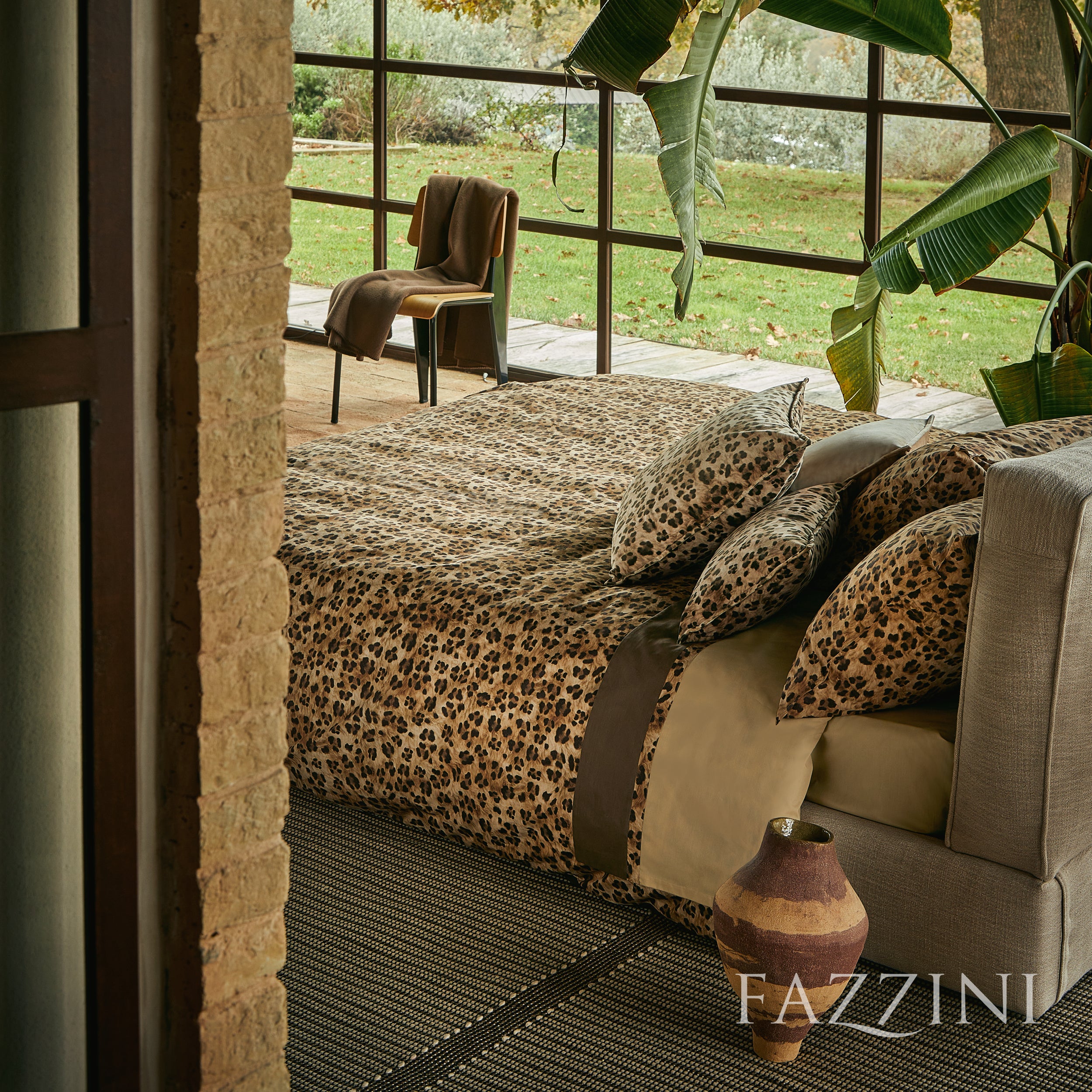 Parure Copripiumino Percalle TABBY Letto Fazzini