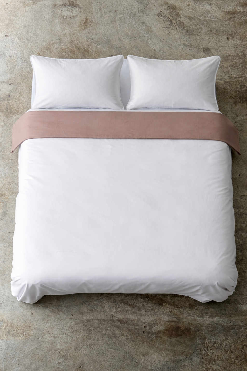 Parure Copripiumino Raso Satin Finesse Letto Moreali Tessile Casa Matrimoniale Noisette